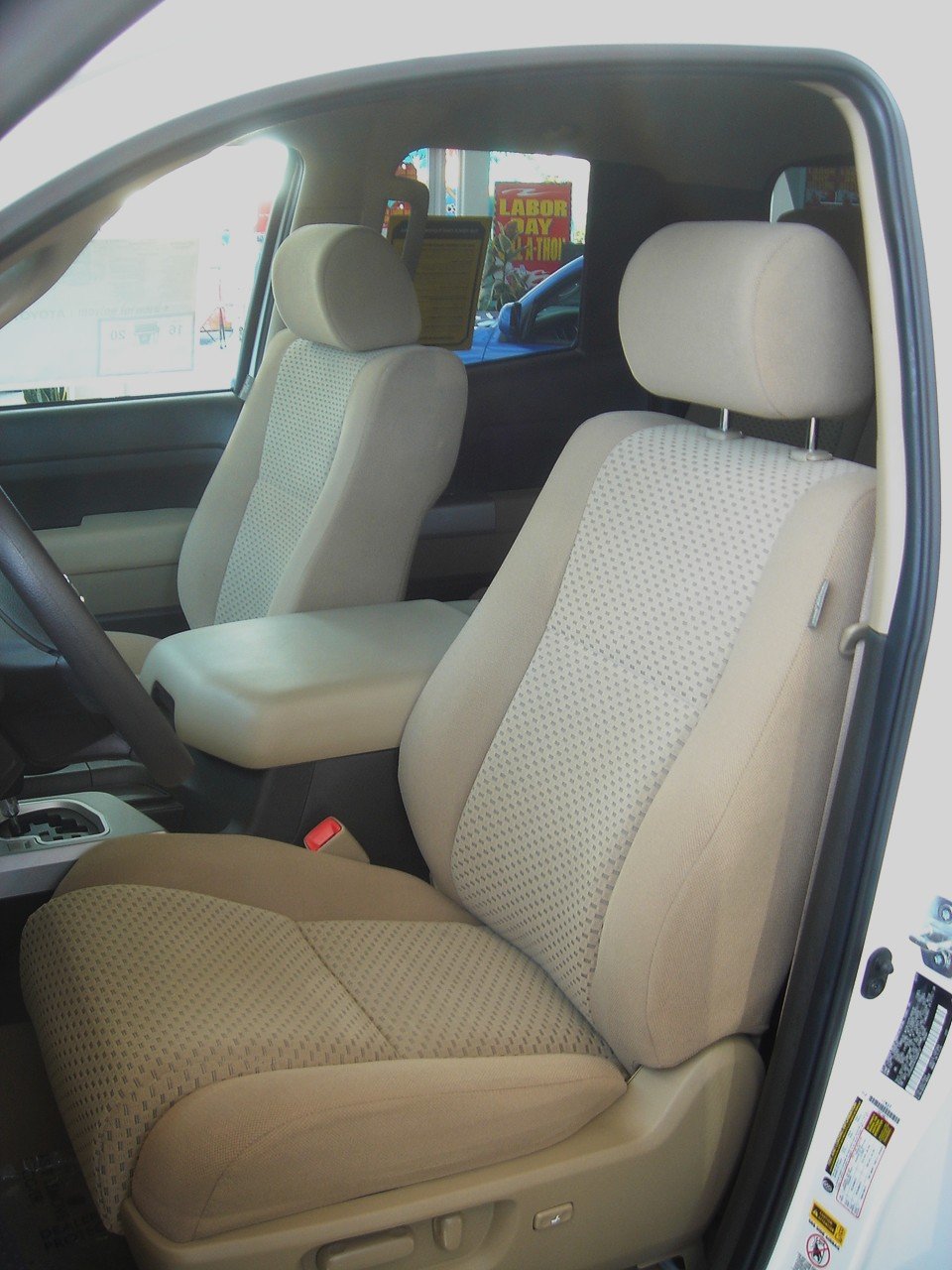 Durafit Custom Fit Seat Covers for Toyota Tundra Double Cab | Waterproof 2-Row Full Set Car Seat Protectors | Camo Endura TD8 XD3 | Perfect for Off-Roading, Camping & Daily Commute