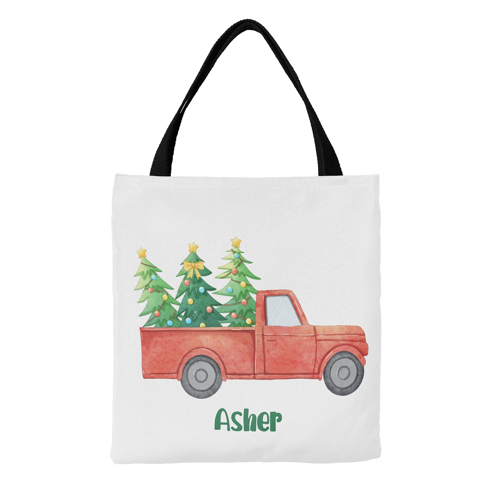 Custom Red Car Racing Canvas Tote Bags - Reusable Shopping Bags for Travel, School & Daily Use - Personalized Handbag Gift for Racing Fans