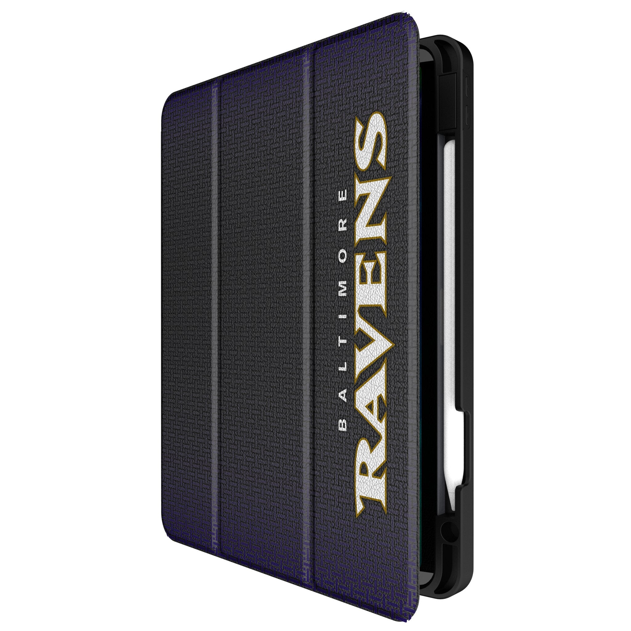 Baltimore Ravens Themed Linen Tablet Case for Apple iPad - Protective & Stylish Cover for Work, Travel & Home Use