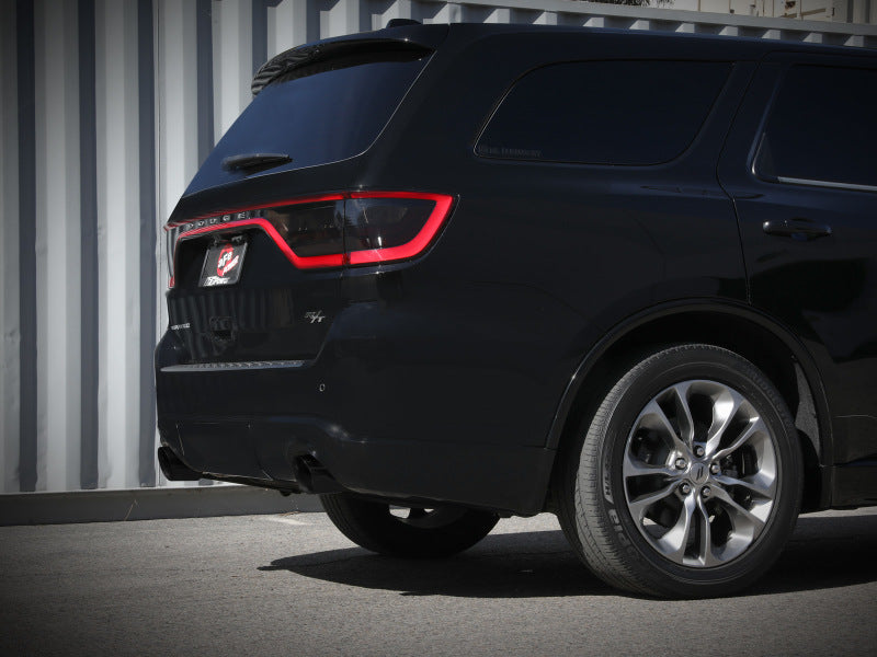 aFe 11-21 Dodge Durango V6 3.6L / V8 5.7L MACH Force XP 304 Stainless Steel Cat-Back Exhaust System with Black Tips - Performance Upgrade for Off-Roading & Towing