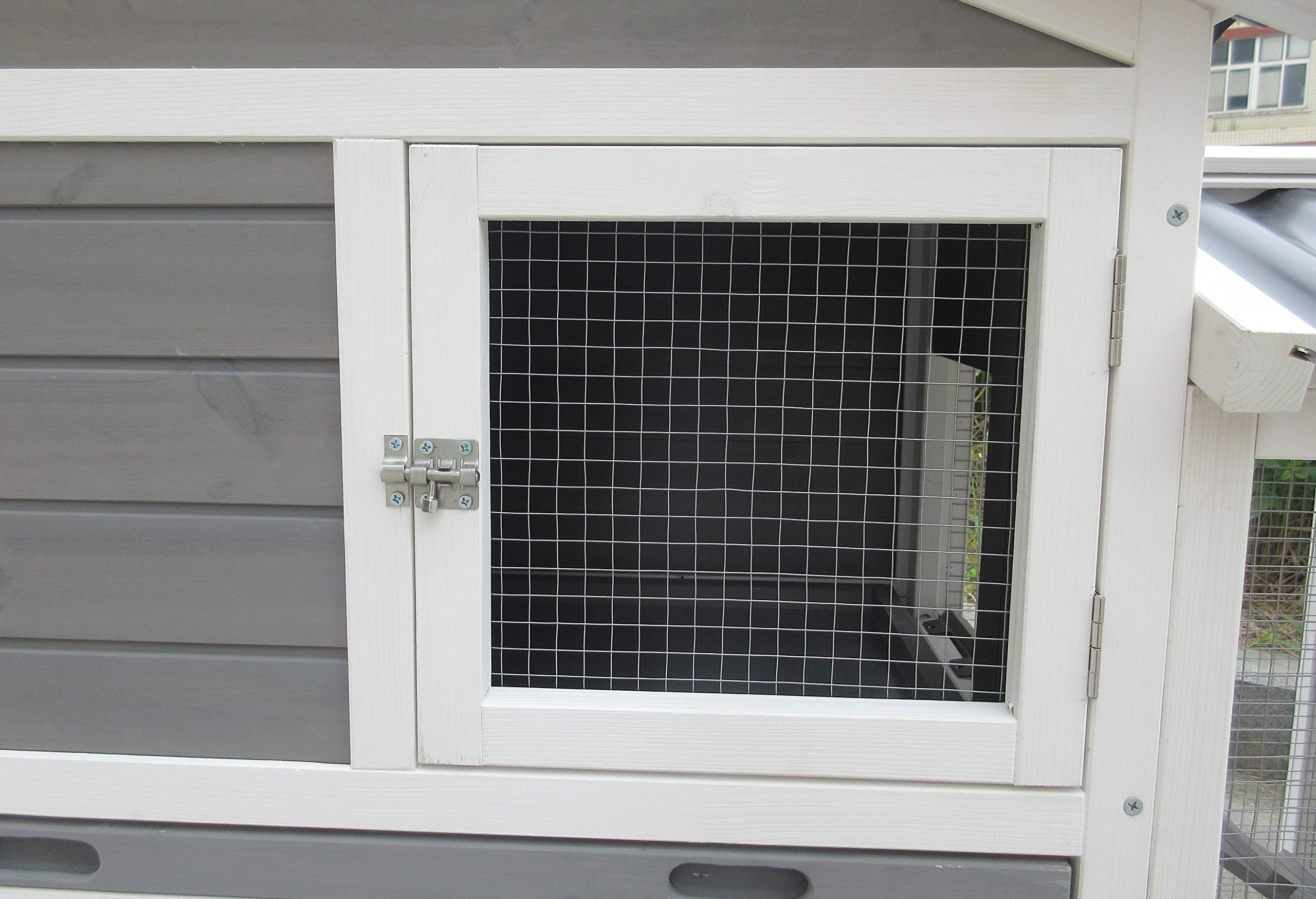 Premium Wooden Rabbit Hutch - Durable Bunny House & Chicken Coop for Indoor/Outdoor Use - Ideal for Small Pets Like Rabbits, Guinea Pigs, and Chicks