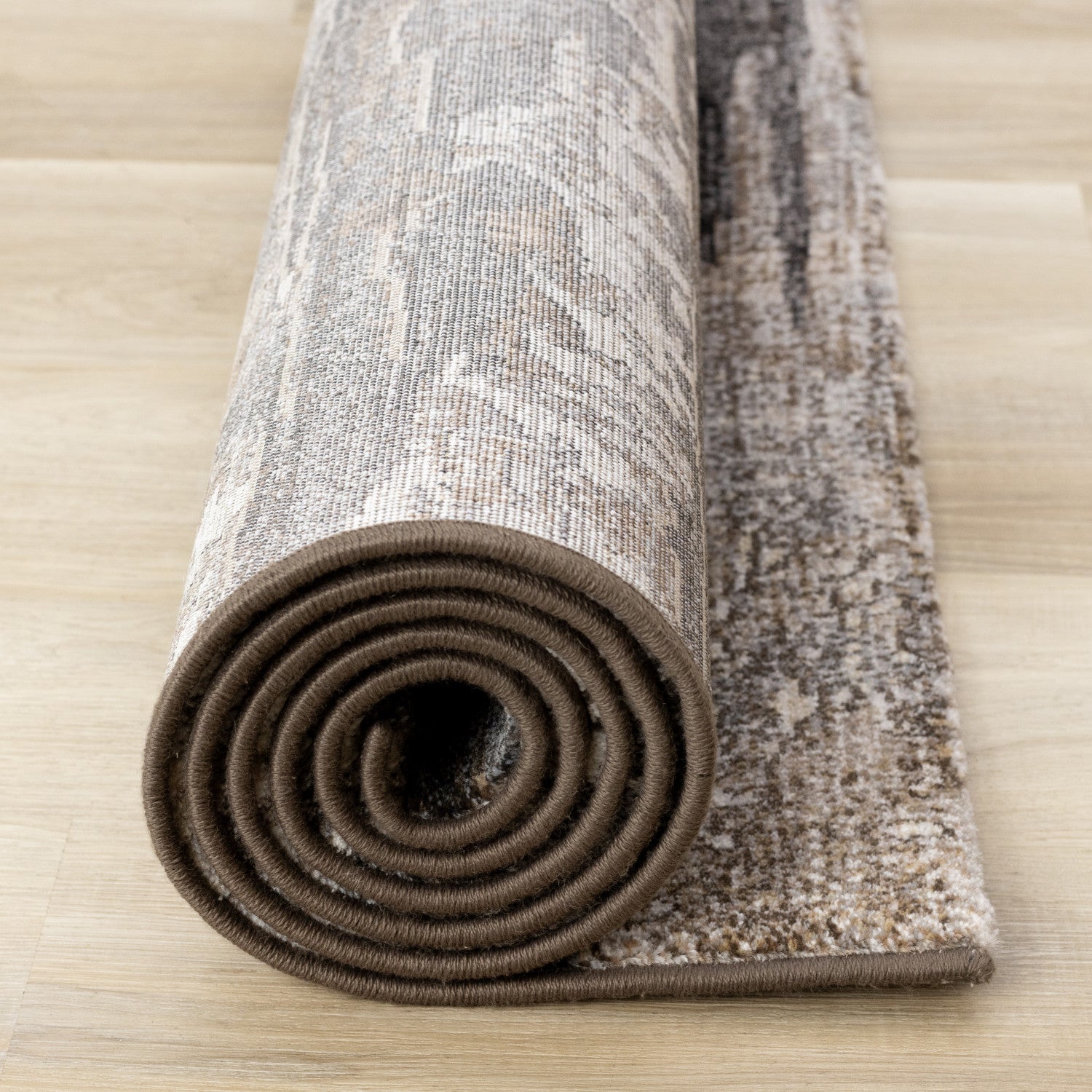 Allure Modern Dark Area Rug - Black & Brown 8' x 11' - Perfect for Living Room, Bedroom & Office Decor