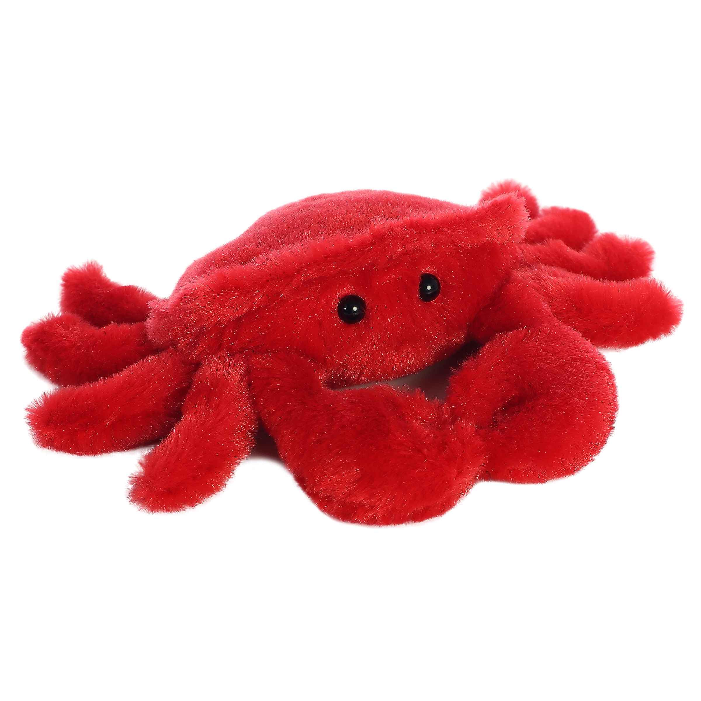 Aurora® Mini Flopsie™ Red Crab Plush Toy - 8