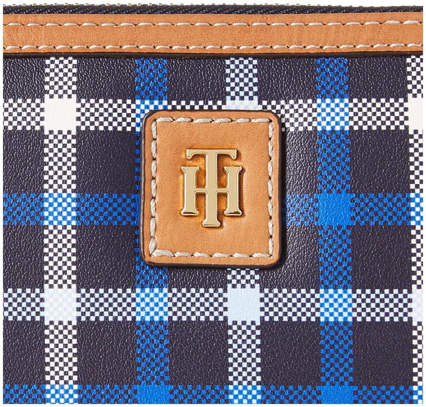 Tommy Hilfiger Women's Julia Large Nylon Zip Wallet - Stylish RFID-Blocking Wallet for Everyday Use, Travel & Shopping | Premium Nylon Crossbody Wallet with Multiple Card Slots & Zipper Closure