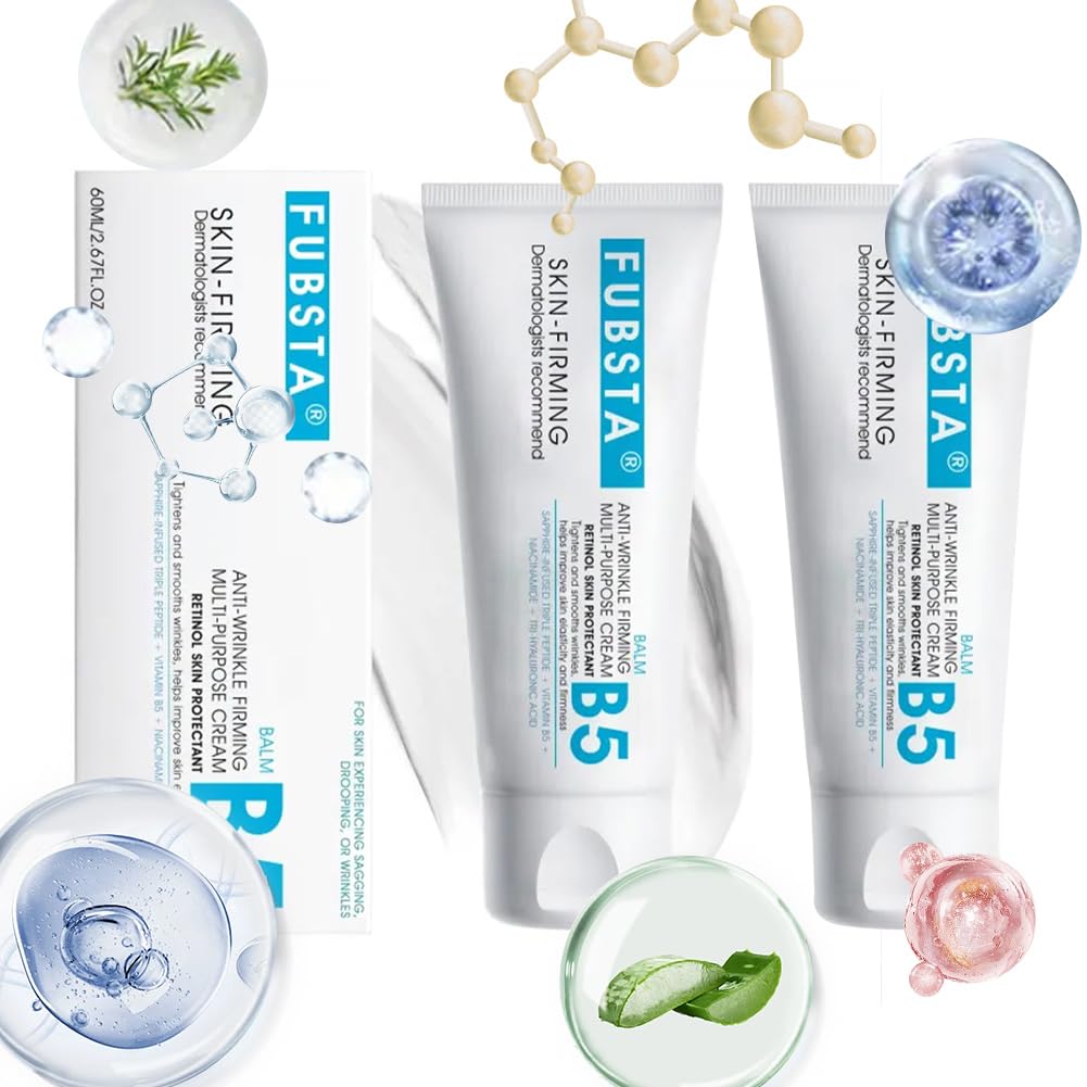 Lefun B5 LuxeLift Firming Youth Cream - Anti-Aging Face & Body Moisturizer for Wrinkles, Tightening & Smoothing Skin, Improves Elasticity & Firmness - 60ml for Sagging Skin - Perfect for Daily Skincare Routine & Nighttime Rejuvenation