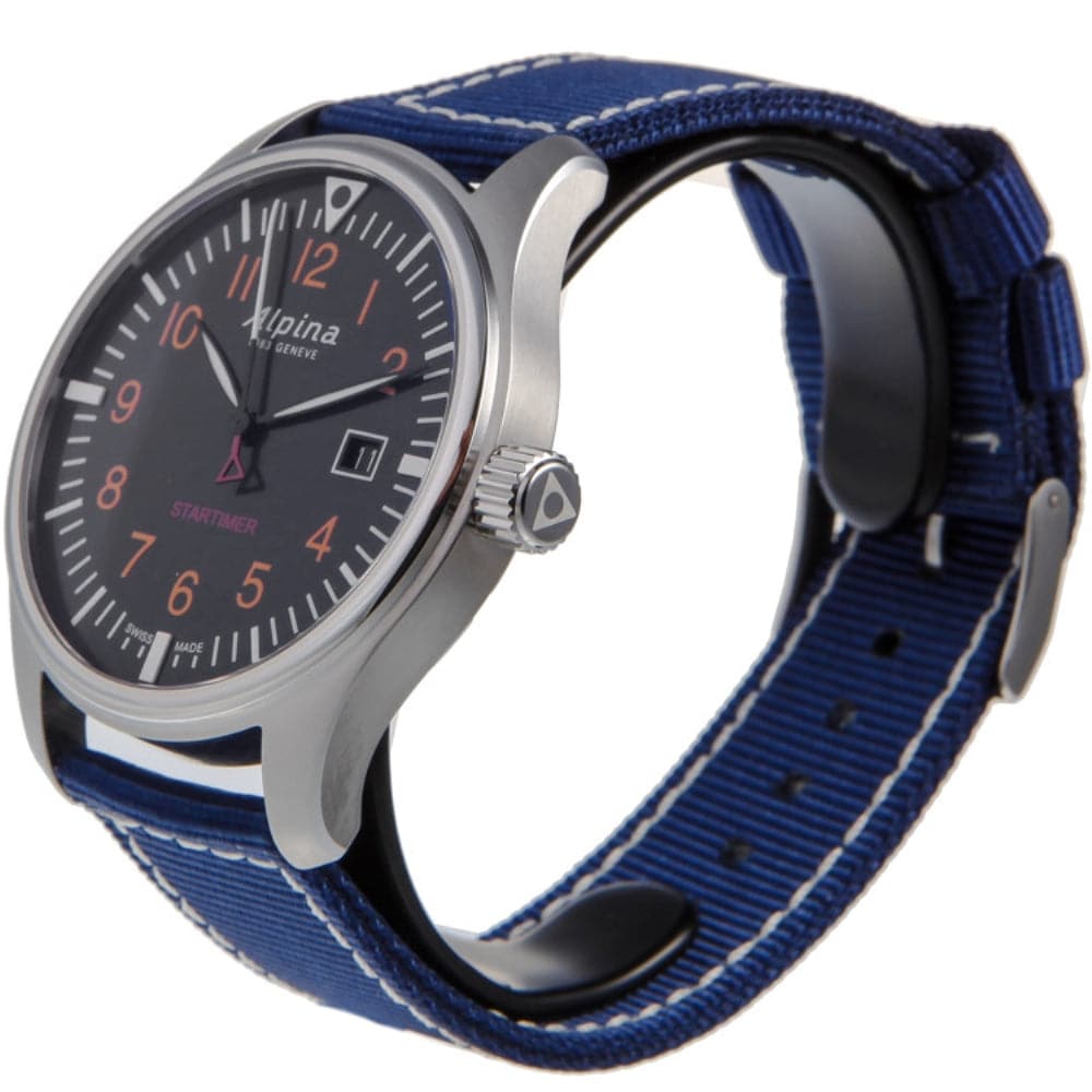 ALPINA STARTIMER PILOT AL 240N4S6 Men's Quartz Watch - Stylish Aviator Timepiece for Business, Casual & Outdoor Adventures