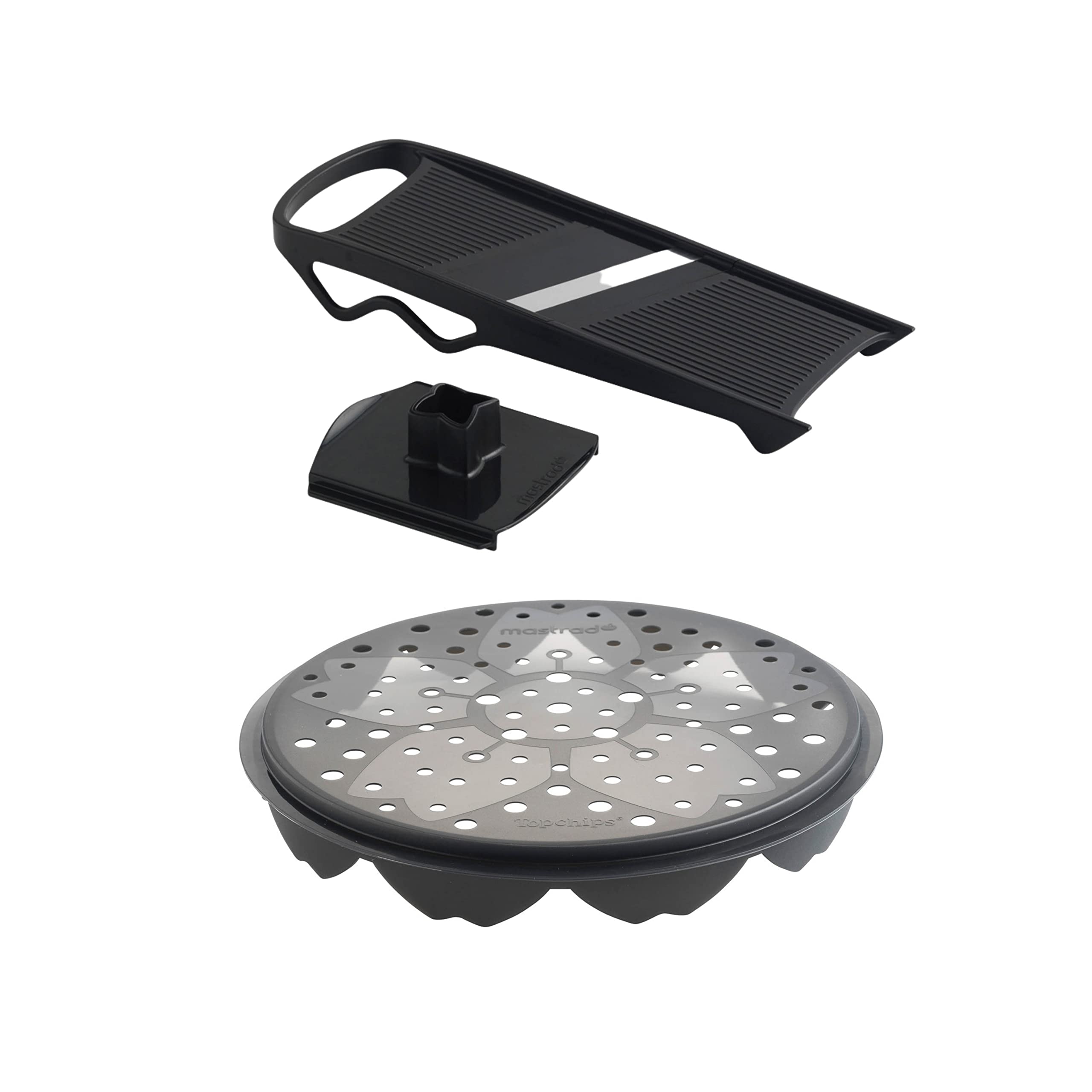 Mastrad Premium Potato Chips Maker & Vegetable Slicer Set - Perfect for Homemade Snacks, Party Platters & Healthy Cooking
