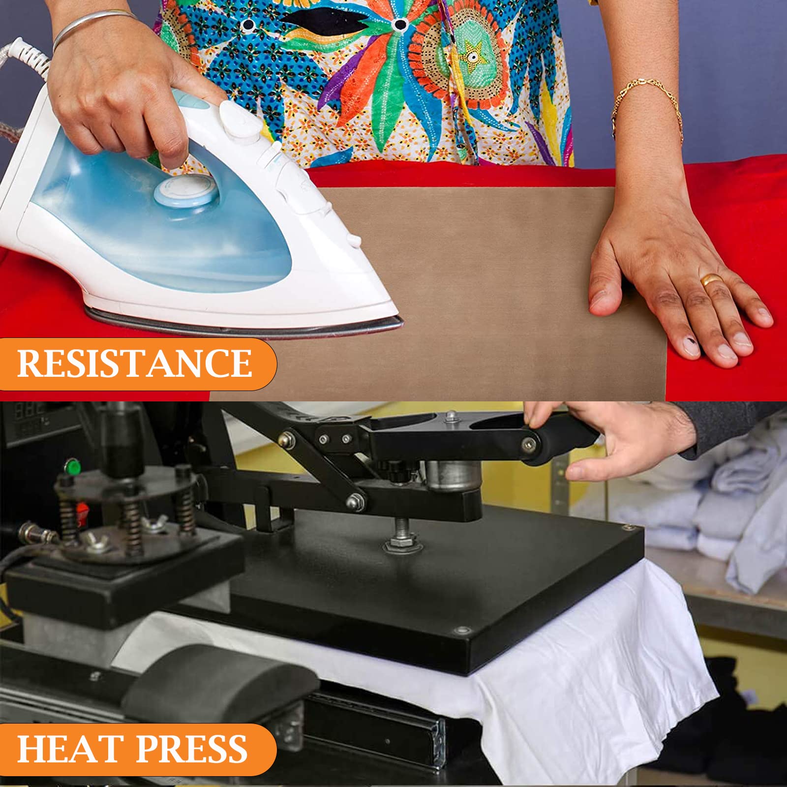 12 Pack Reusable Teflon Sheets for Heat Press - 12