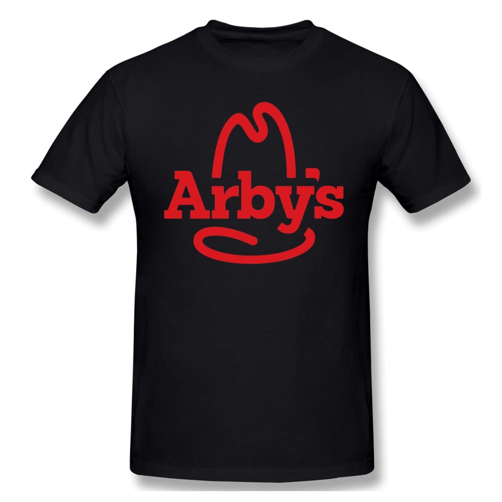 Arby's Men's Short Sleeve Cotton T-Shirt - Breathable Performance Tee for Casual Wear, Gym & Outdoor Activities