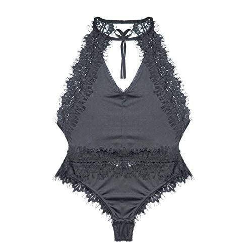 WorldCare® Lace Body Shaper for Women - Hollow Out Eyelash Design, Sexy Back Beauty Underwear in Black, Size L | Perfect for Shapewear, Special Occasions & Everyday Comfort | Pack of 1