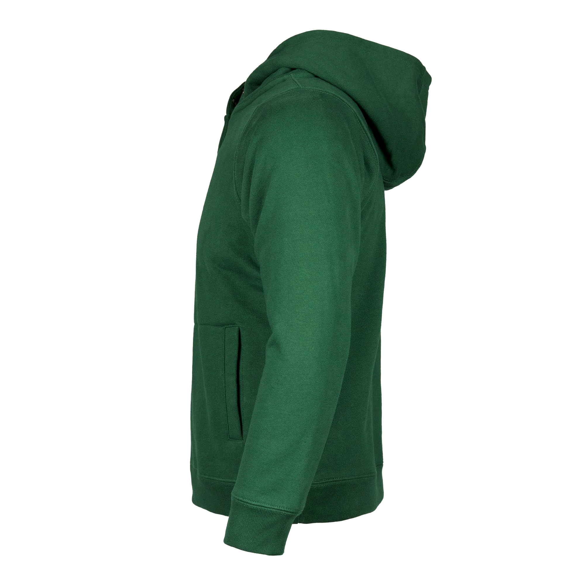 Arborwear Men's Heavyweight Double-Thick Hooded Pullover Sweatshirt - Snap Neck Collar & Handwarmer Pouch for Outdoor Work, Hiking & Cold Weather