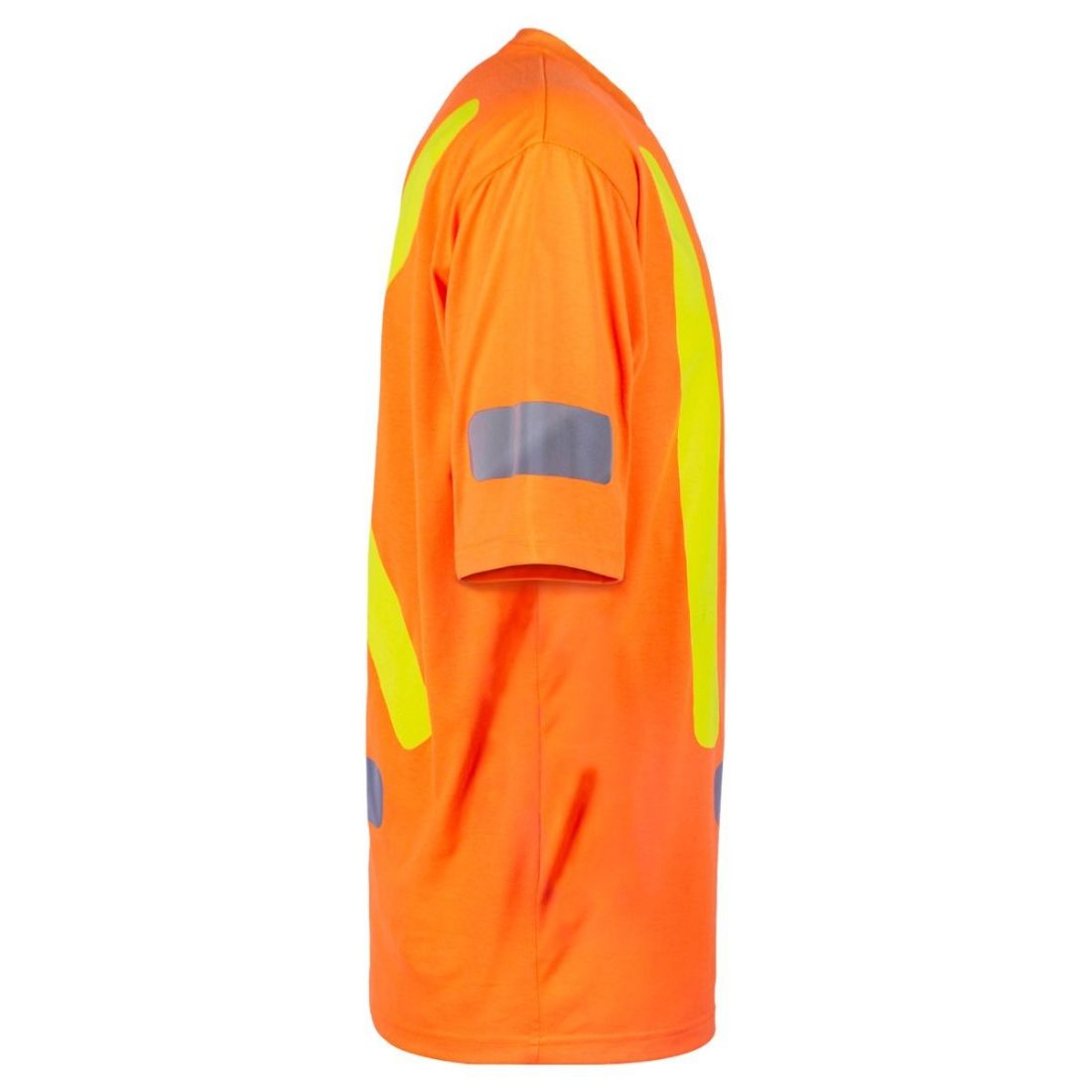 Terra Hi-Visibility Short Sleeve Cotton Work Shirt 116619 - Orange Safety Shirt for Construction, Road Work & Outdoor Labor