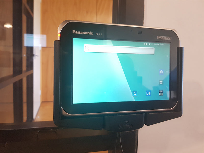 Panasonic Toughbook FZ-L1 Vehicle Mount Holder - Durable Car Cradle for Secure Tablet Installation - Perfect for Fleet Management, Delivery Services & Mobile Workstations