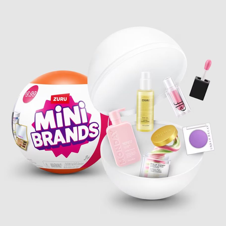 Mini Brands Ulta Beauty Series 1 - 5 Miniature Beauty Product Replicas in Mystery Capsule | Collectible Toys for Kids & Adults | Perfect for Play, Display & Gifting