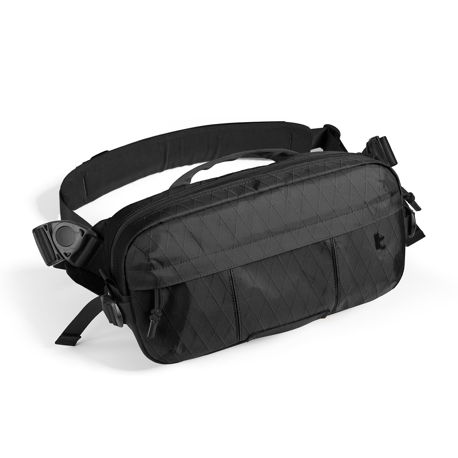 tomtoc 5.5L X-Pac Sling Bag - Durable Water-Resistant Crossbody Chest Bag for Men | Perfect for Steam Deck OLED, ROG Ally X & 2024 iPad mini A17 Pro | Urban Techwear & Tactical Gear | Ideal for Travel, Commuting & Everyday Carry