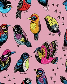 Tropical Bird Pattern