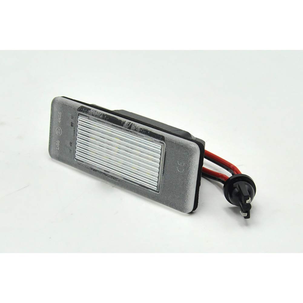 LED License Plate Lights for Mercedes & Nissan - Super Bright 6000K White, Easy Installation, Waterproof, Universal Fit for Cars, Trucks, SUVs - Enhance Night Visibility & Style