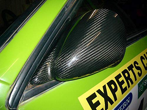 EPR Carbon Fiber Side Mirrors for 1997-2000 Subaru Impreza GC STI - Manual Adjust - Lightweight Racing Style - Perfect for Street Performance & Track Day Builds