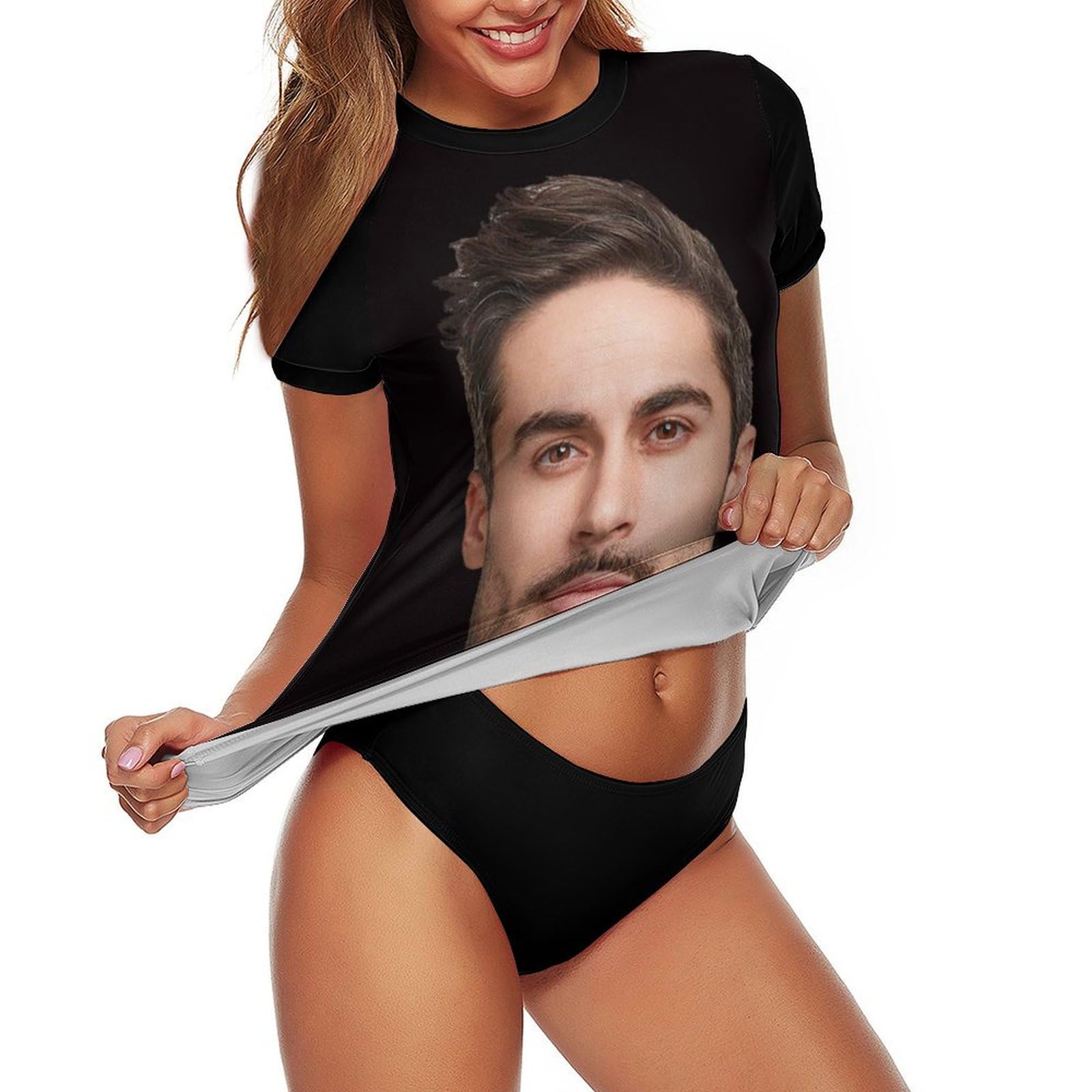 Custom Face Swimsuits for Women - Personalized One Piece Bathing Suits with Photo Print - Unique Beachwear for Pool, Vacation & Summer Outfits
