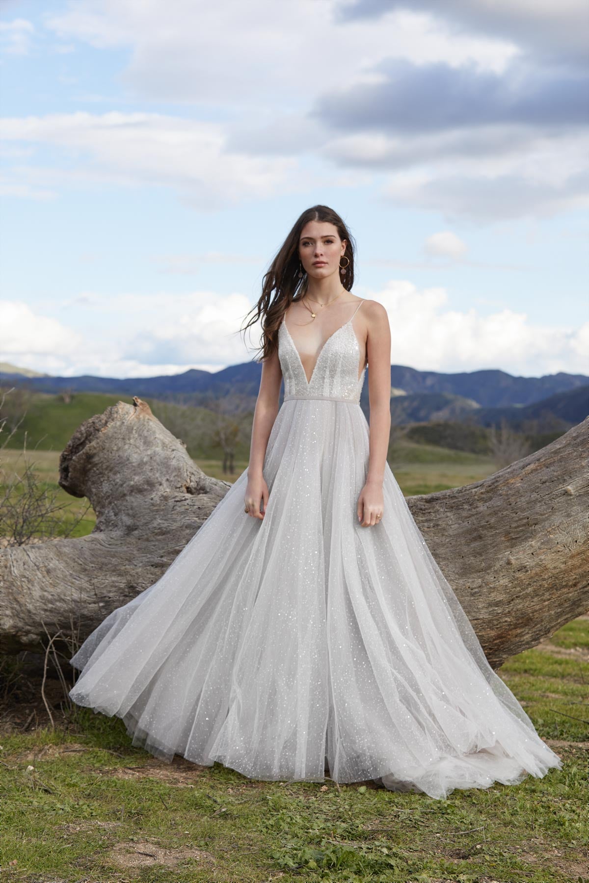 Willowby Hera Galaxy Gown - Elegant Starry Evening Dress for Prom, Wedding & Special Occasions