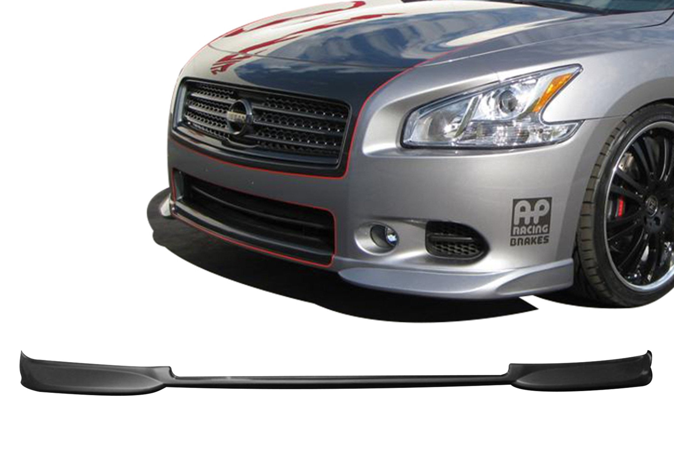 2009-2015 Nissan Maxima Front Lip Spoiler - KB12742 - Aerodynamic Car Body Kit for Enhanced Style & Performance - Perfect for Street Racing & Car Shows
