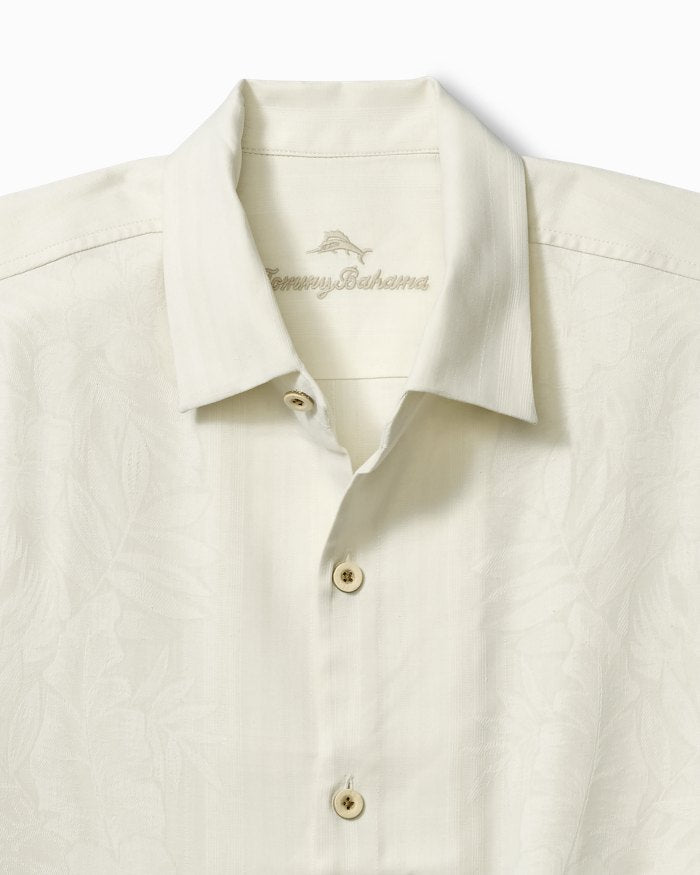 Tommy Bahama Men's Big & Tall Maui Border Silk Camp Shirt - Hawaiian Style Casual Button Down for Beach, Vacation & Summer Outfits