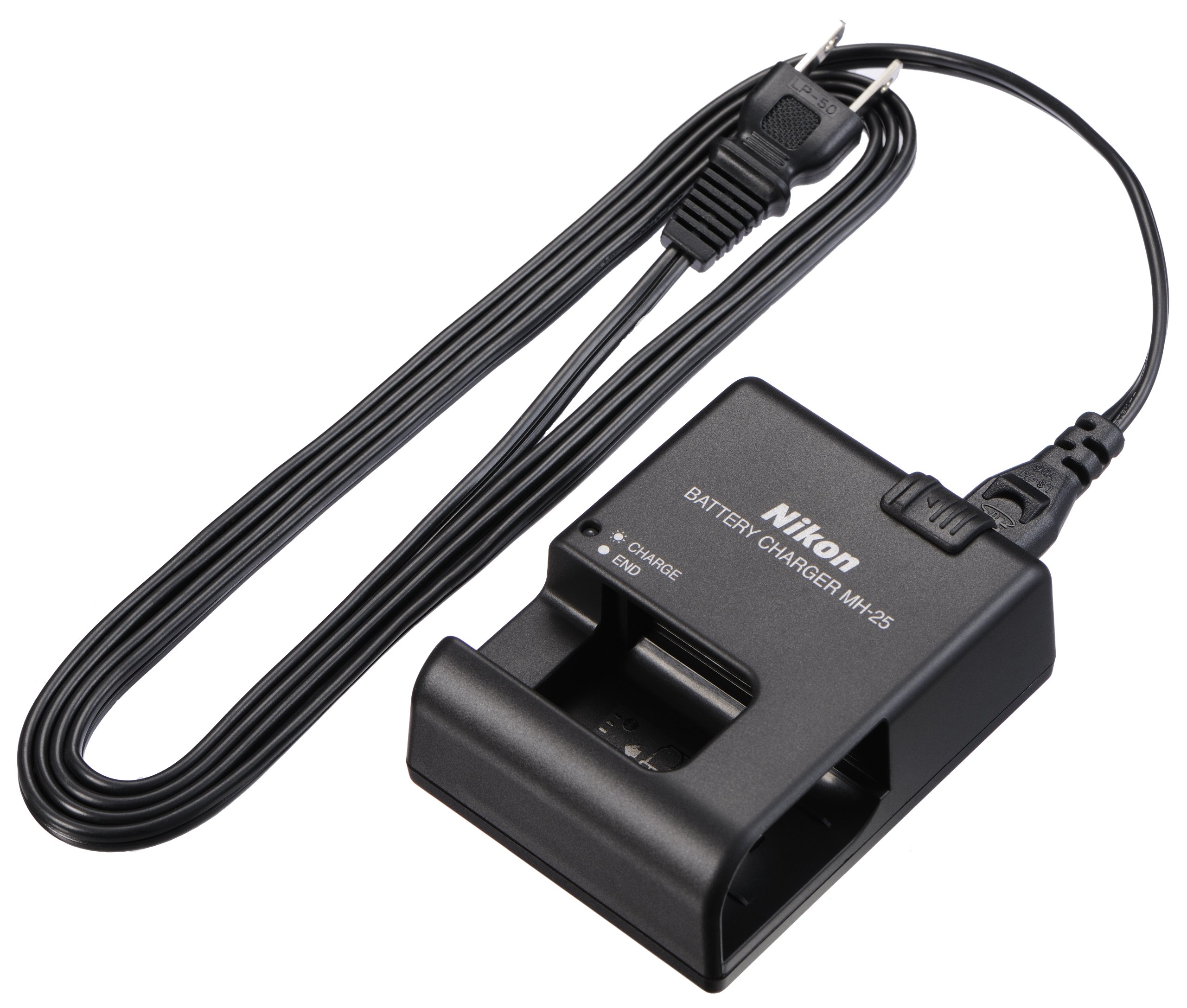 Original Nikon AC Wall Adapter for MH-25 Quick Charger - Fast Charging Power Supply for Nikon DSLR Cameras - Perfect for Travel & Professional Photography