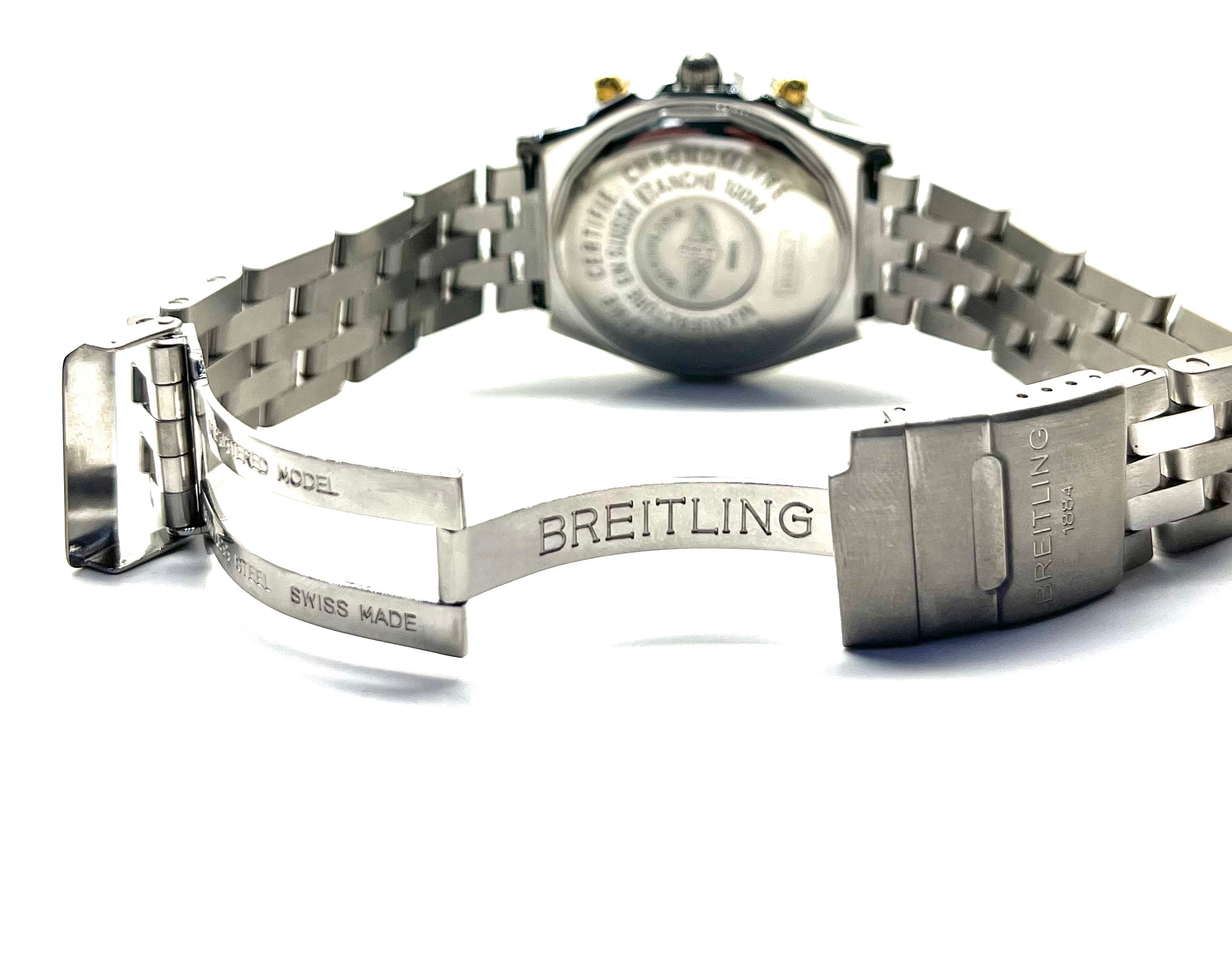 Breitling Mother of Pearl Dial Automatic Chronograph Watch for Women - Luxury Swiss Timepiece for Business, Formal Events & Special Occasions
