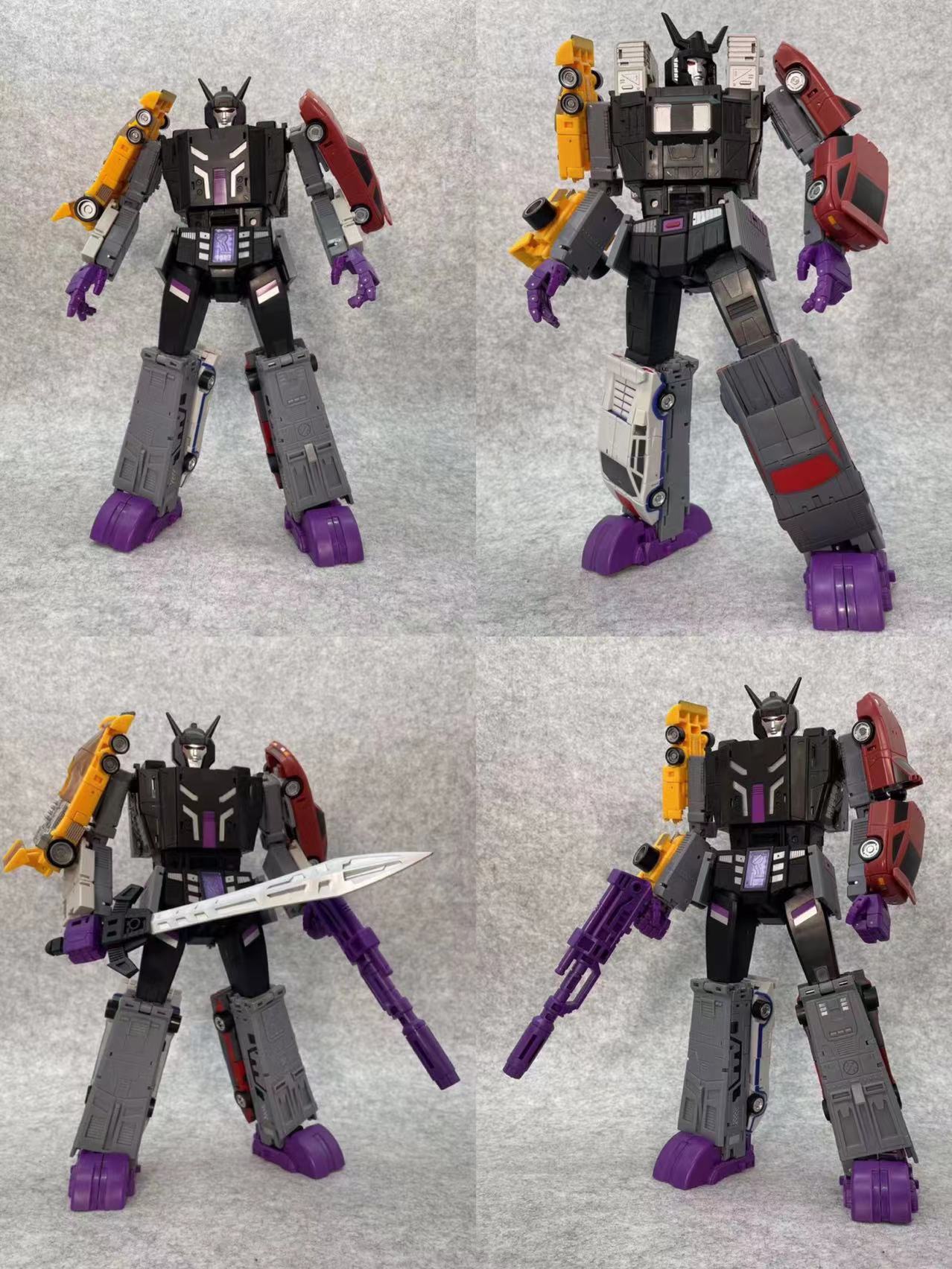Deformed Automan BW 001 002 003 Fast Pioneer Car Masters Set - Collectible Action Figure Toy for Kids & Adults - Perfect for Display, Play, and Gifts