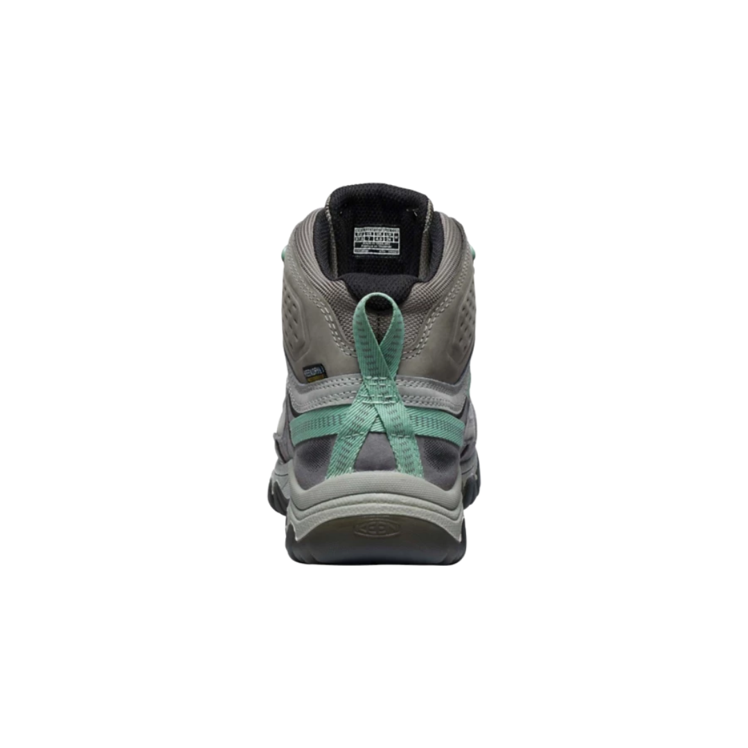 Women's KEEN Targhee IV Mid WP Waterproof Hiking Boots - Alloy/Granite Green (Regular Width) for Outdoor Adventures & Trail Walking