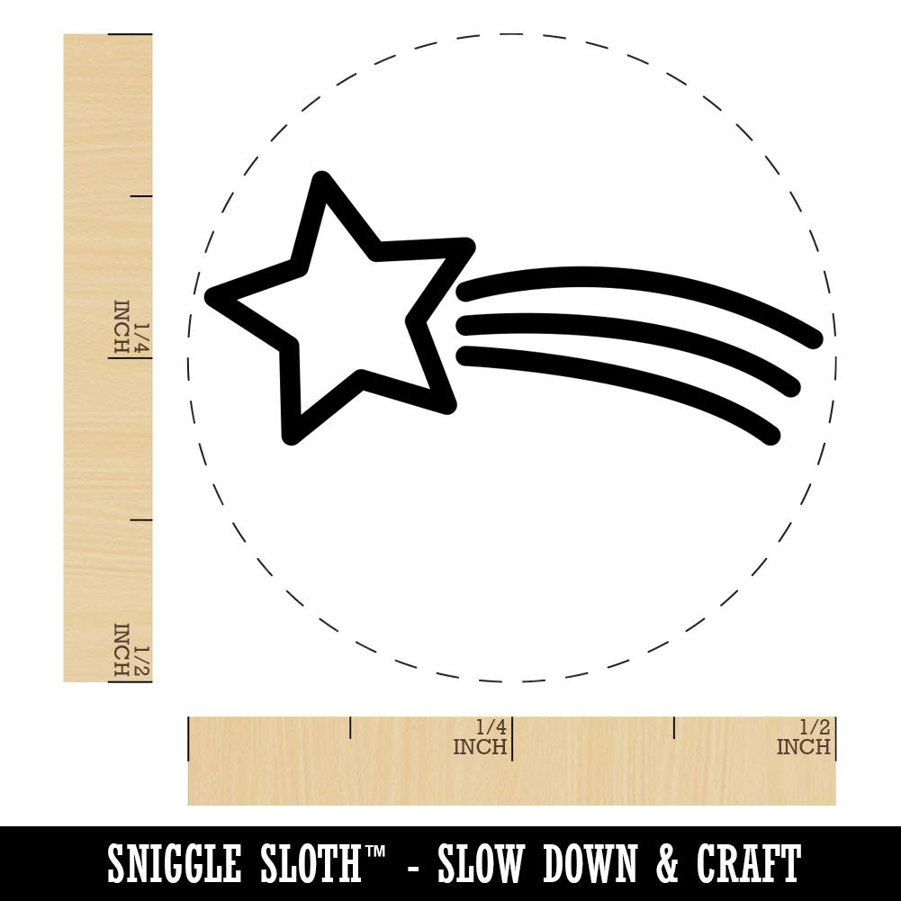 Shooting Star Chicken Egg Rubber Stamp - 1/2 Inch Mini Craft Stamp for DIY Scrapbooking, Card Making, and Gift Wrapping - Perfect for Easter, Spring Decorations, and Handmade Crafts