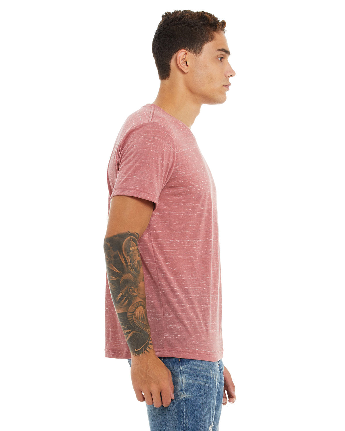 Bella + Canvas 3650 Unisex Poly Cotton Short Sleeve T-Shirt - Soft Comfort Fit Crew Neck Tee for Men & Women - Perfect for Casual Wear, Gym, Workout & Everyday Use