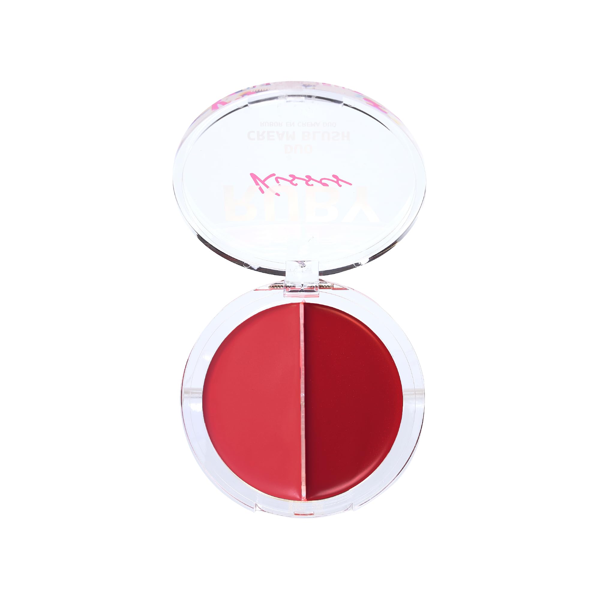 Ruby Kisses Duo Cream Blush - Long-Lasting, Buildable & Blendable Cheek, Lip & Eye Makeup with Green Tea, Aloe Vera & Hyaluronic Acid - Natural-Looking Flush for Day & Night Wear