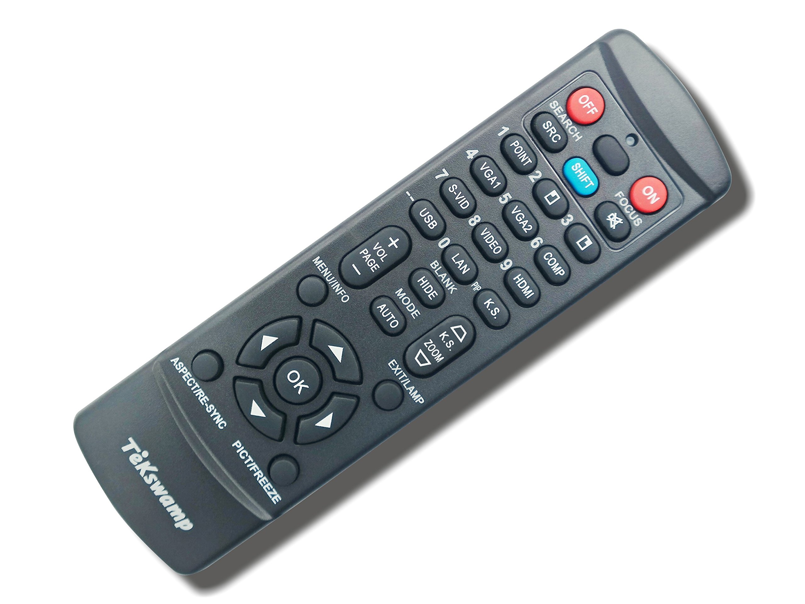Original Remote Control for Sony VPL-SX236 Video Projector - Replacement (Black) | Home Theater, Office Presentations, Classroom Teaching