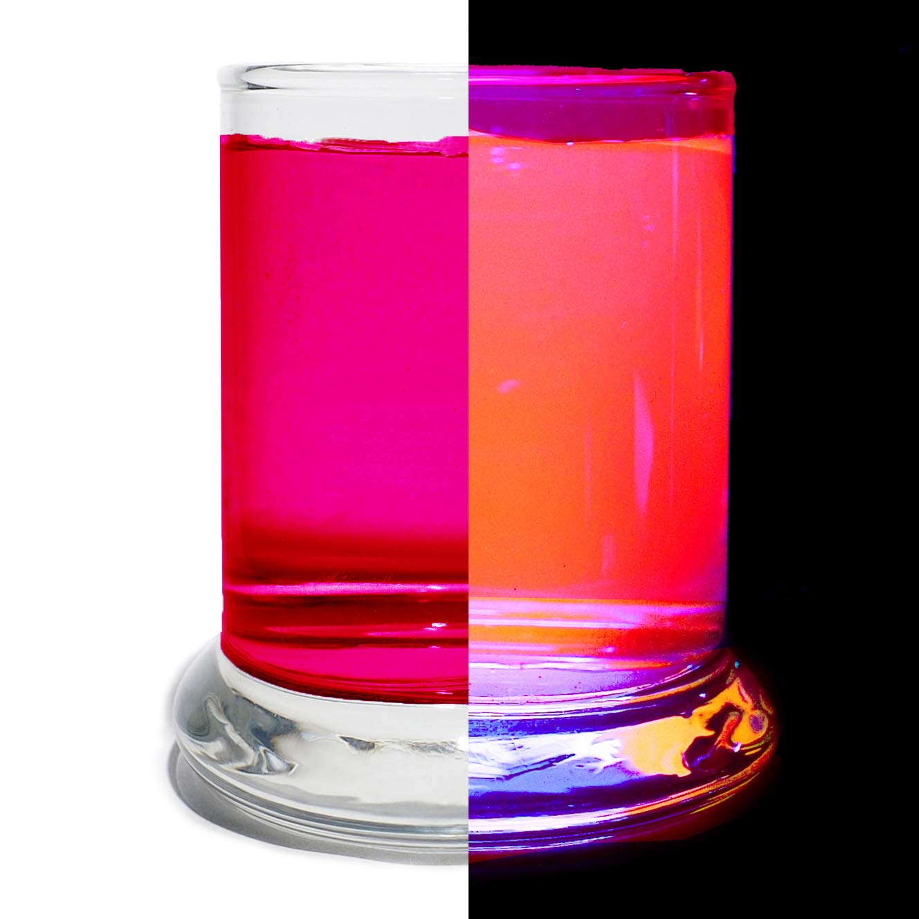 Fire Red UV Reactive Water Dye - High Visibility Glow in Dark Liquid for Pools, Fountains & Special Effects | Perfect for Night Parties, Events & Photography