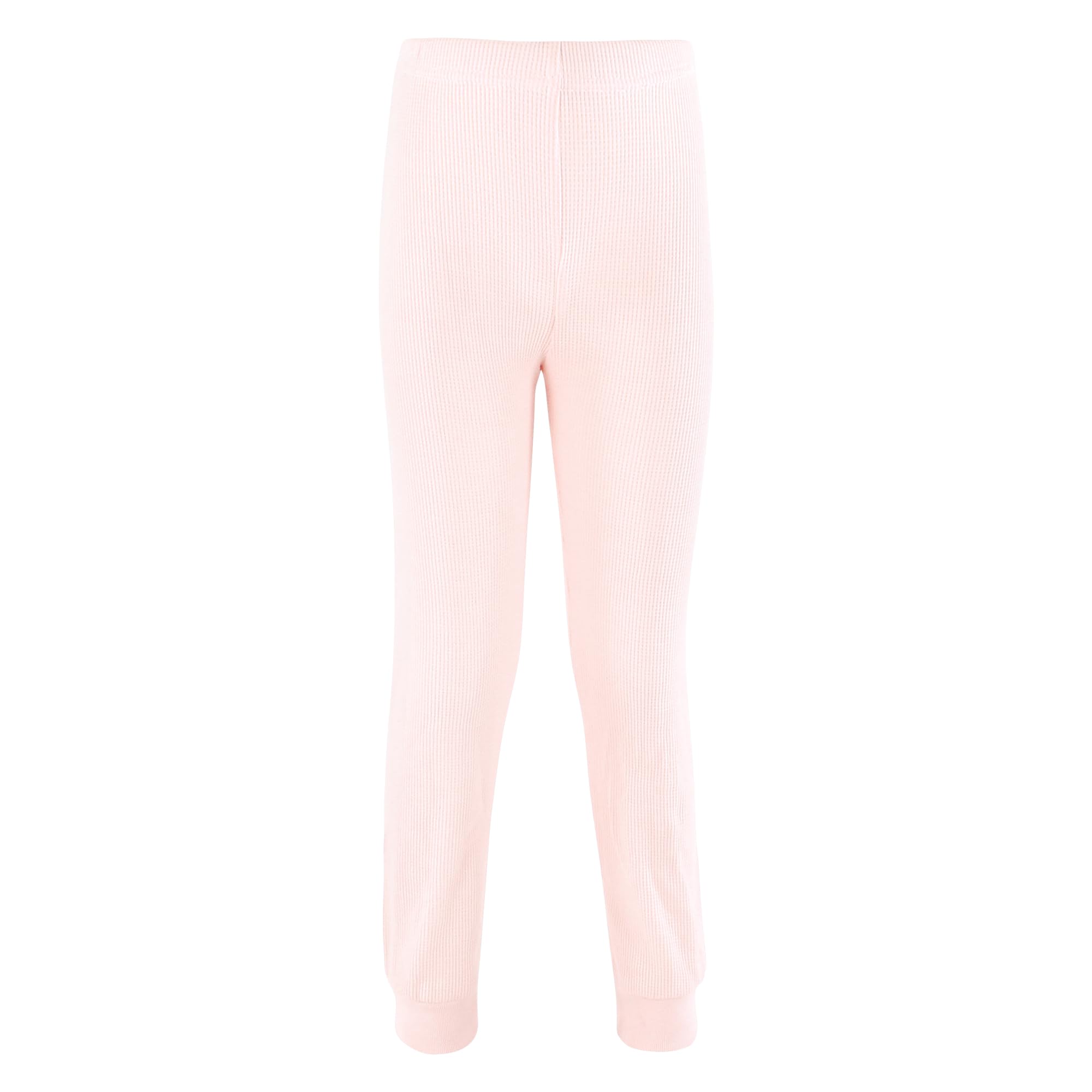 Hudson Baby Unisex Thermal Long Underwear Set - Soft Pink | Warm Winter Base Layer for Infants & Toddlers | Perfect for Cold Weather, Outdoor Activities & Sleepwear