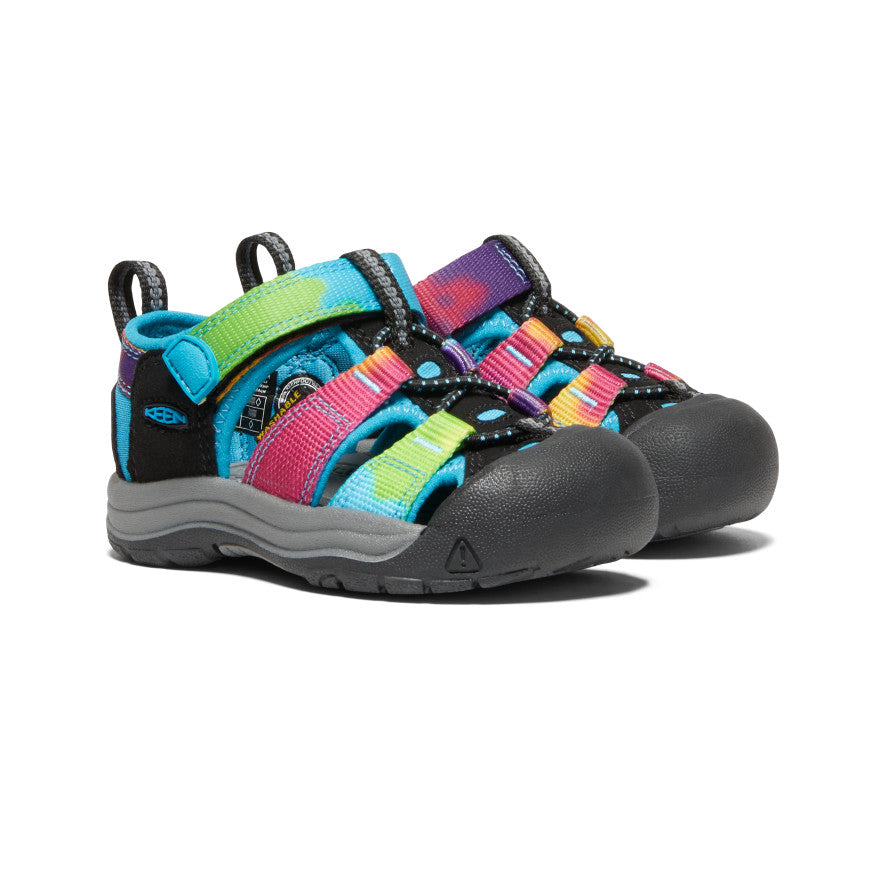 Newport H2 Sandals for Toddlers | Rainbow Tie Dye Water Shoes for Beach, Pool & Summer Play