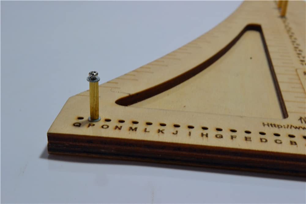 Wooden Ship Tool - Rope Ladder Weaver & Crochet Combo Kit for Nautical Crafts, DIY Boat Accessories, and Marine Decor Projects | Perfect for Sailors, Model Ship Builders, and Nautical Enthusiasts