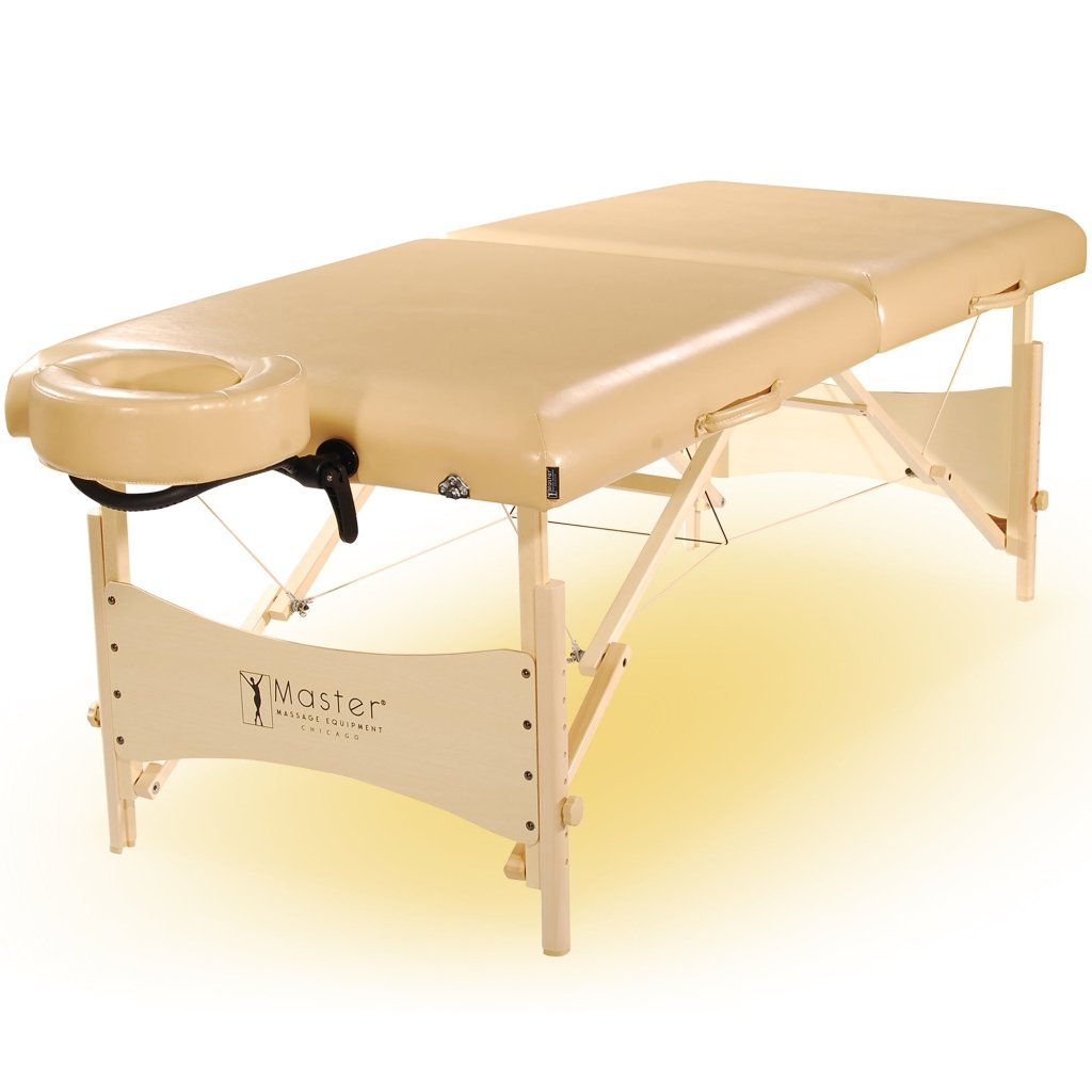 30'' Balboa Portable Massage Table with Adjustable Height & Ambient Light - Professional Foldable Massage Bed for Home, Spa, or Physical Therapy Sessions