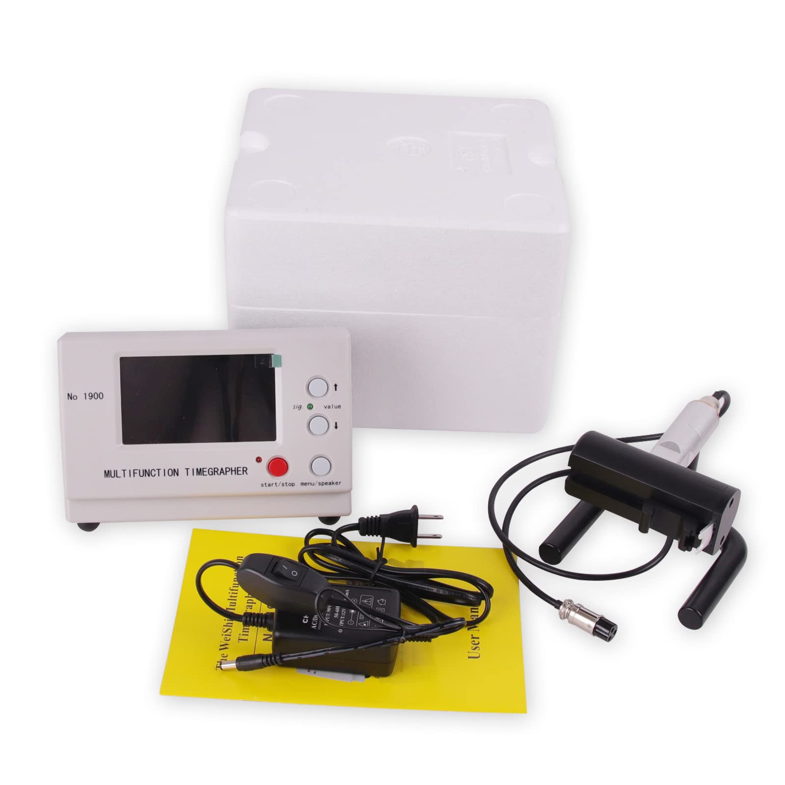 SWANSOFT No.1900 Professional Watch Timegrapher - Precision Watch Timing Machine for Watchmakers | LCD Display Watch Calibration Tool | Perfect for Watch Repair, Maintenance & Accuracy Testing in Jewelry Stores & Watch Shops