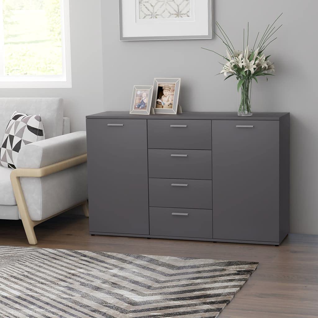 Modern 4-Drawer Buffet Cabinet - 47.2