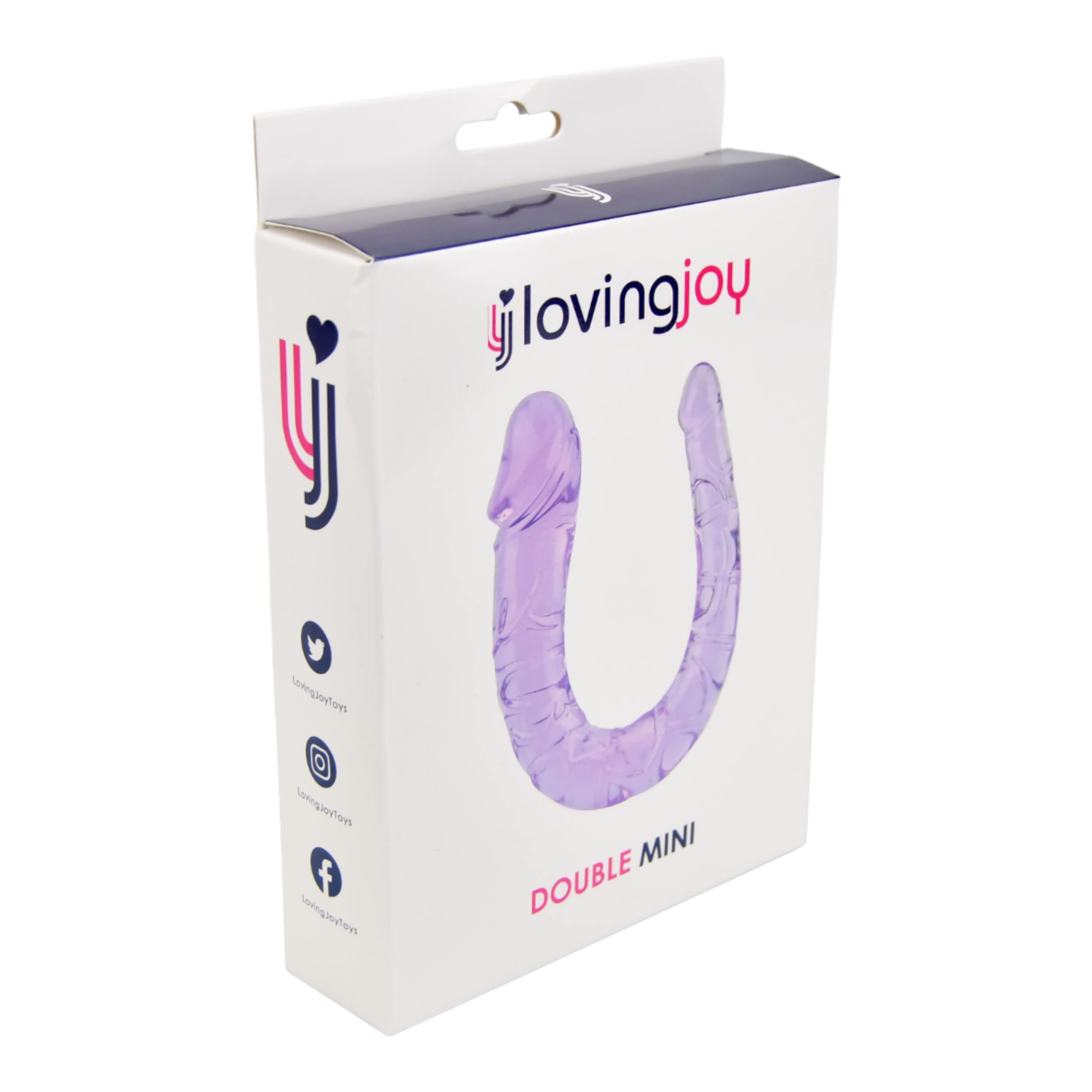 Mini Double Dildo - Dual Ended Silicone Sex Toy for Couples & Solo Play | Perfect for Partner Bonding & Spicing Up Your Intimate Moments