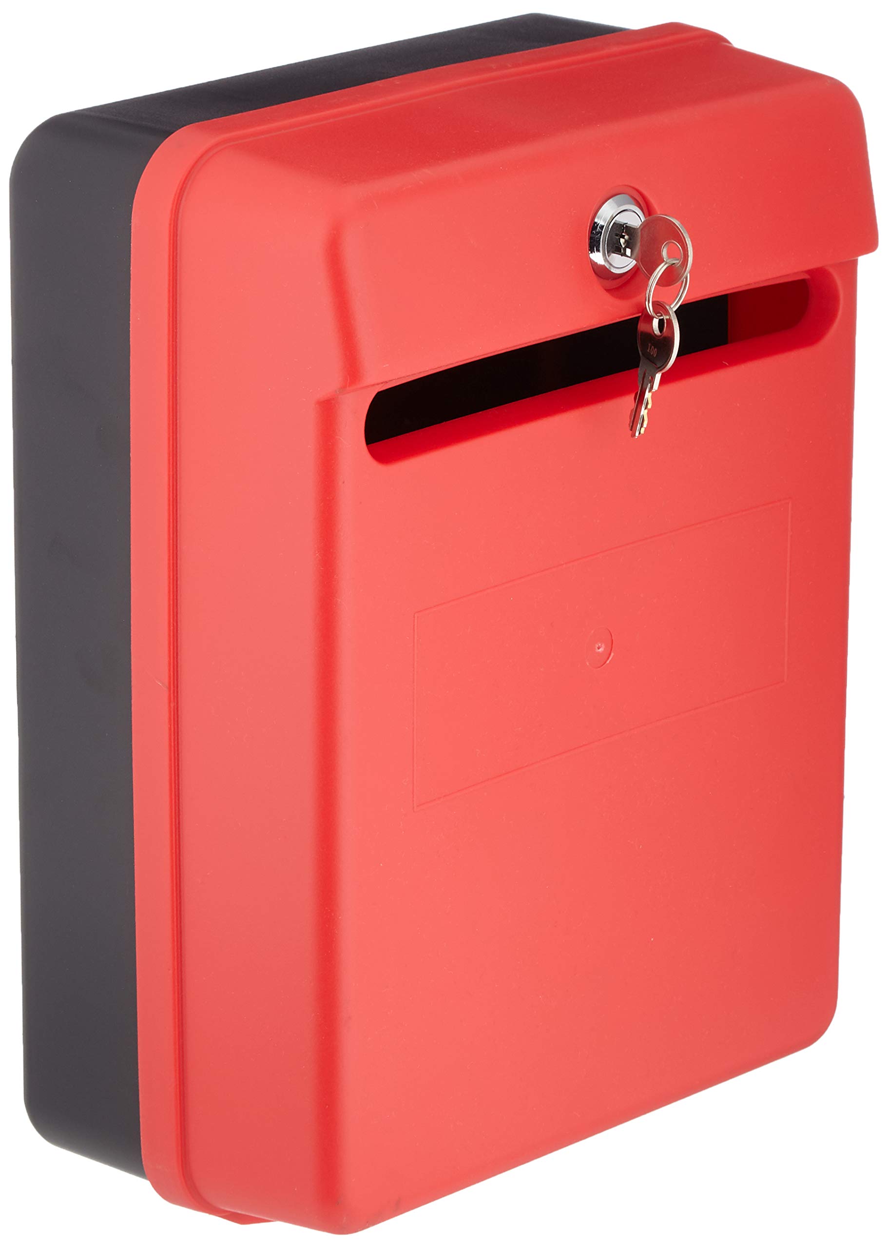 Helix Suggestion and Internal Mailbox - Red | Secure Office Communication Box for Suggestions, Feedback & Notes | Ideal for Schools, Offices & Public Spaces