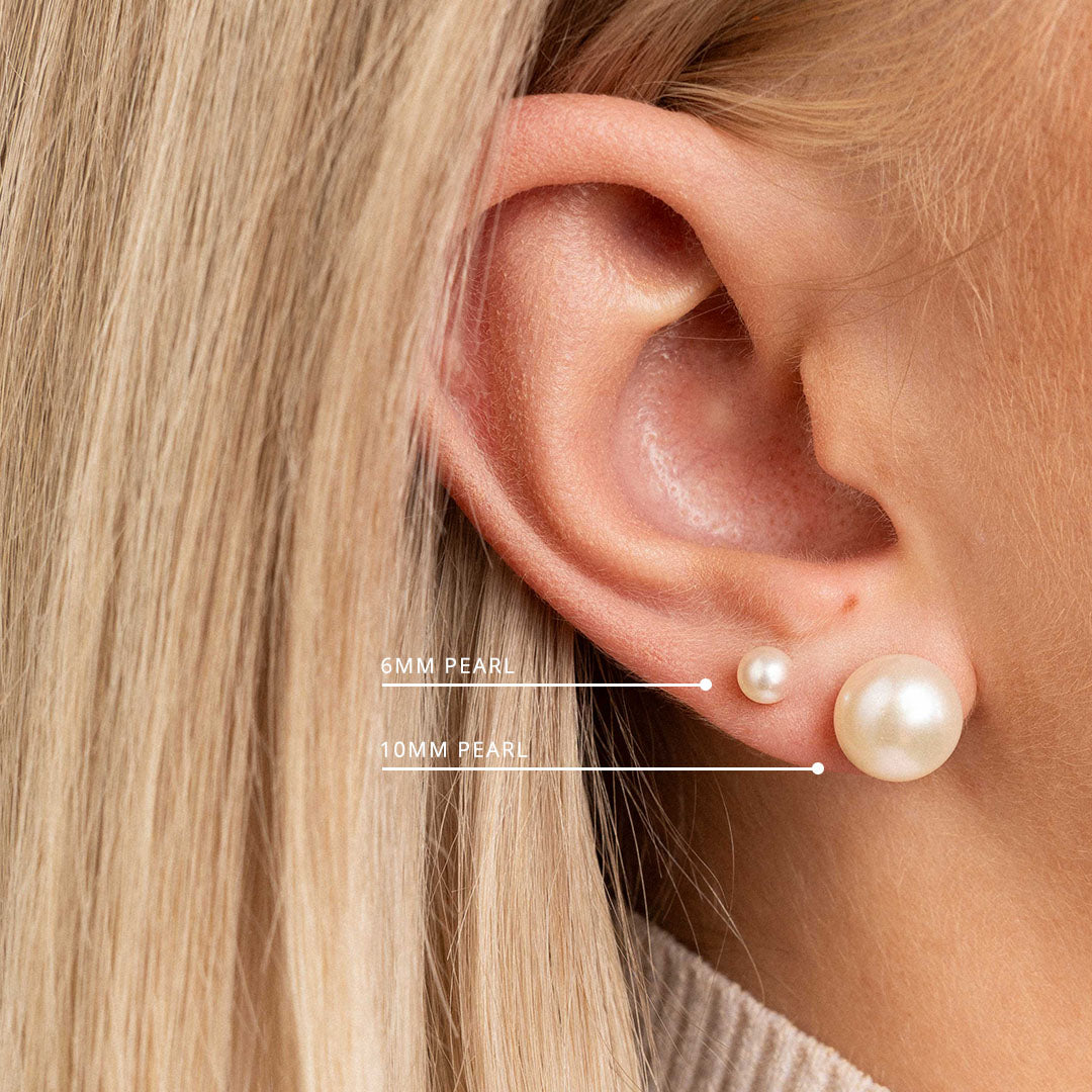 Lulu Pearl Stud Earrings - Natural Stone Jewelry for Women | Perfect for Everyday Wear & Special Occasions