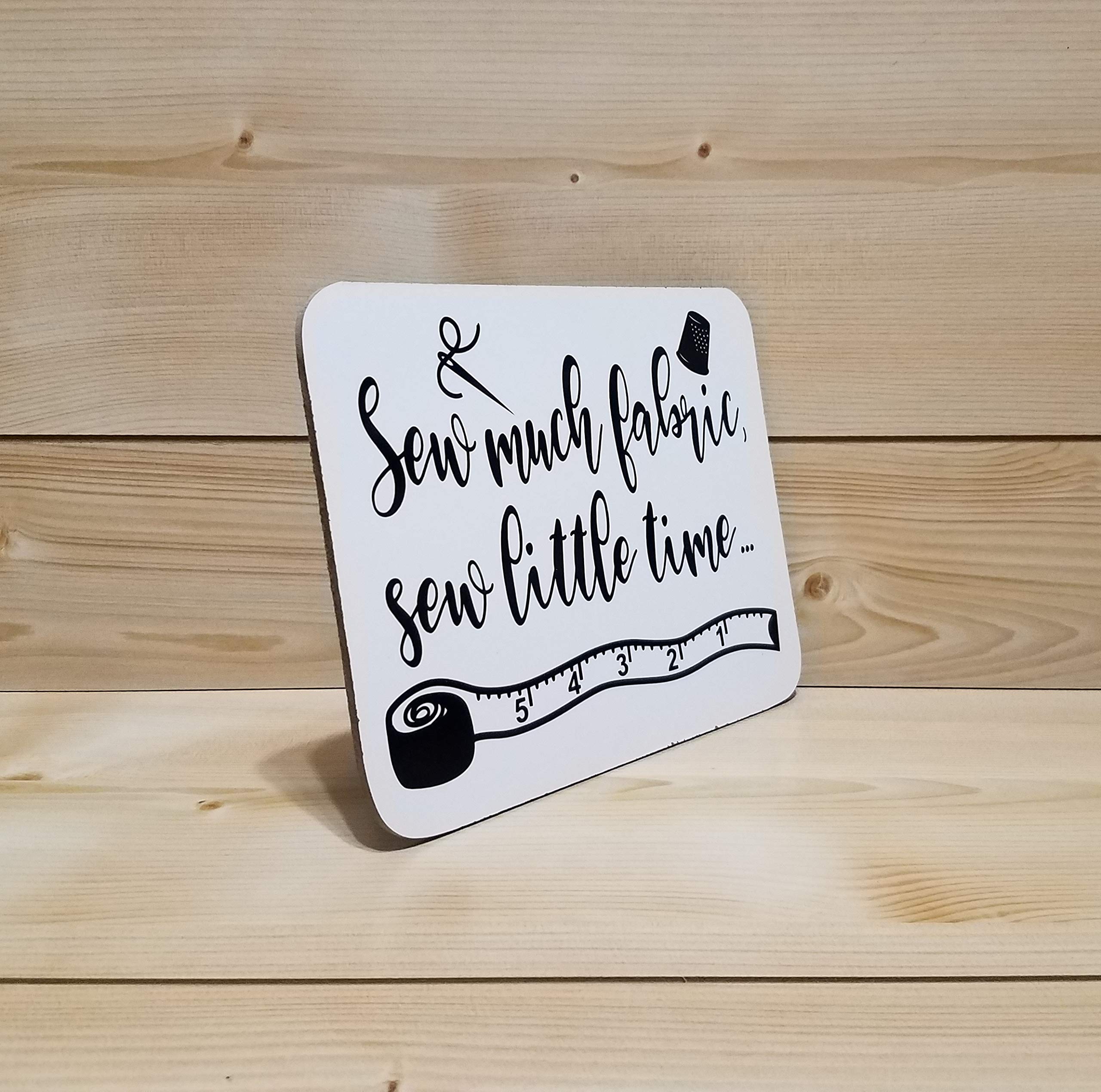 Quilt Sign & Sewing Room Decor - Handmade Fabric Wall Art for Quilters & Sewing Enthusiasts - Perfect for Craft Rooms, Studios & Home Décor