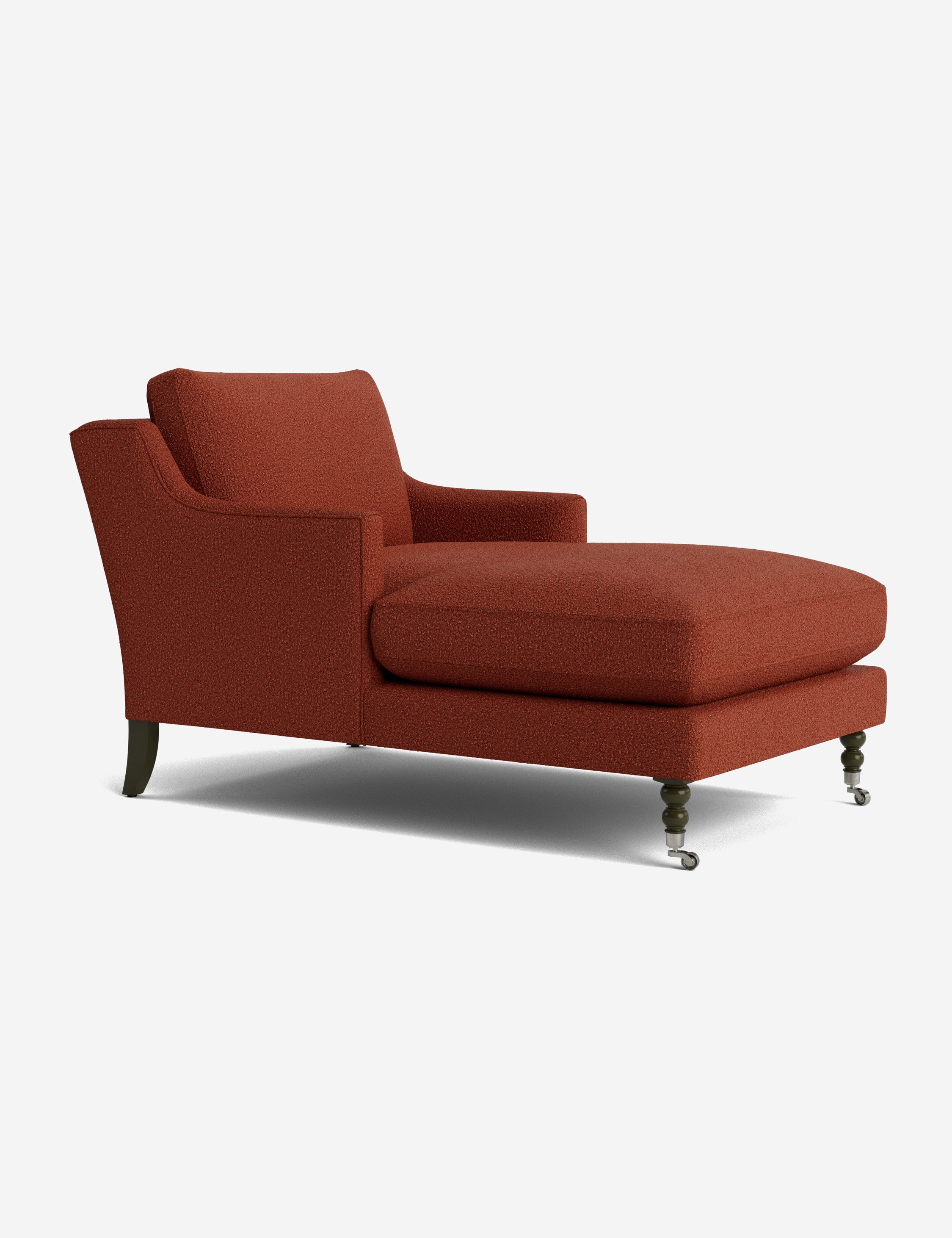 Fabienne Chaise Lounge Chair - Modern Accent Chair for Living Room, Bedroom & Office - Stylish Mid-Century Design with Upholstered Seat & Wooden Legs - Perfect for Relaxing, Reading & Decor