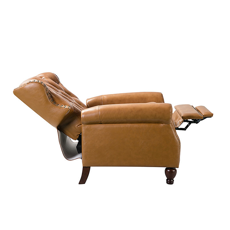 Premium Genuine Leather Oversized Recliner Chair for Living Room - Comfortable Lounge Chair for Home Theater, Reading Nook & Relaxation