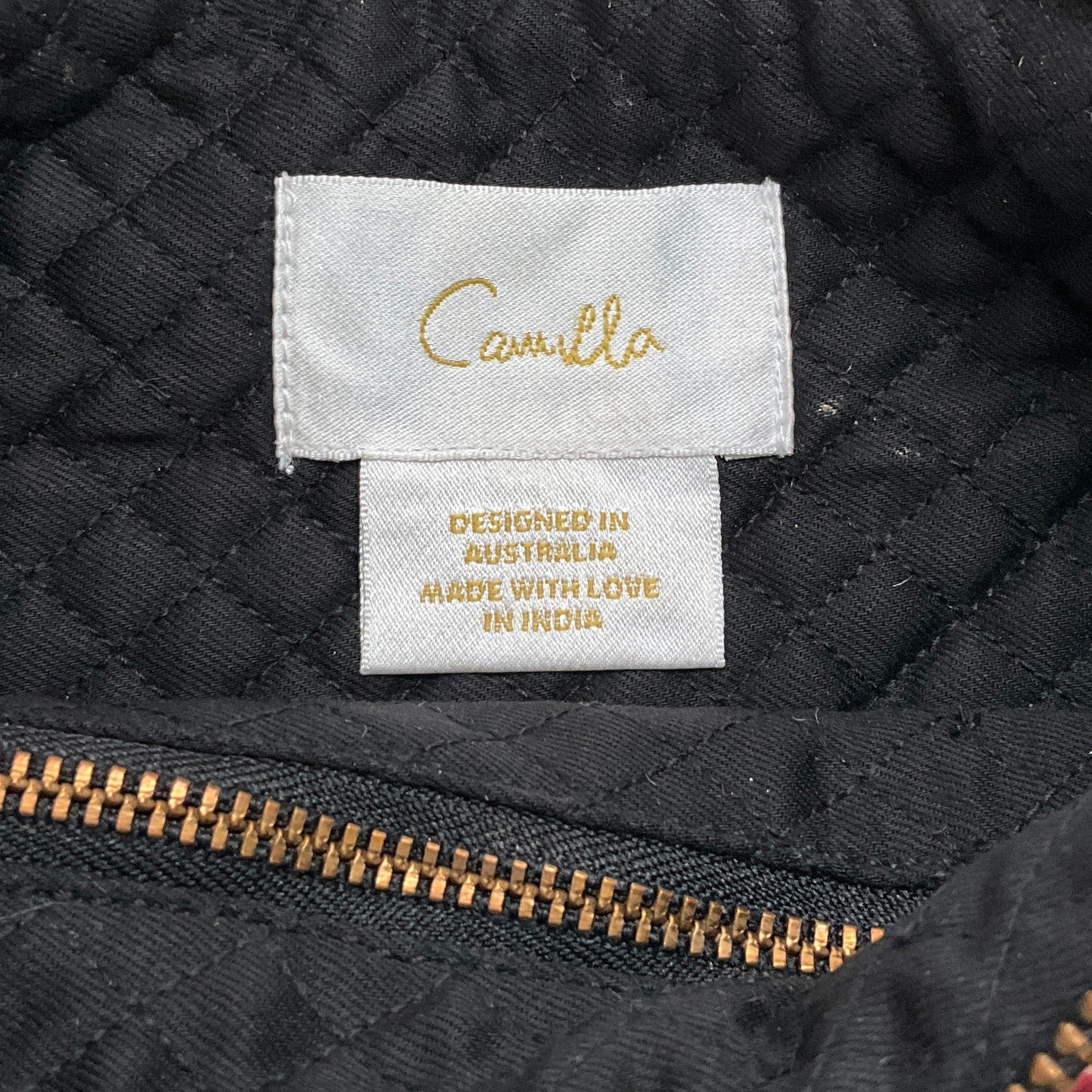 Camilla Black & Pink Floral Cosmetic Bag - Waterproof Makeup Pouch for Travel, Gym & Everyday Use | Perfect for Toiletries, Brushes & Beauty Essentials