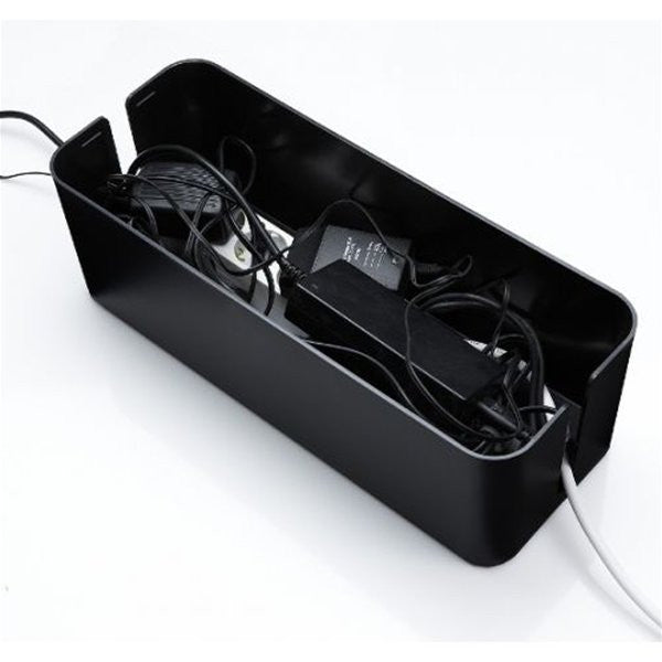 Bluelounge Cablebox - Cable Management Organizer for Desk & Home Office - Tidy Up Wires, Cords & Chargers for Neat Workspace Setup