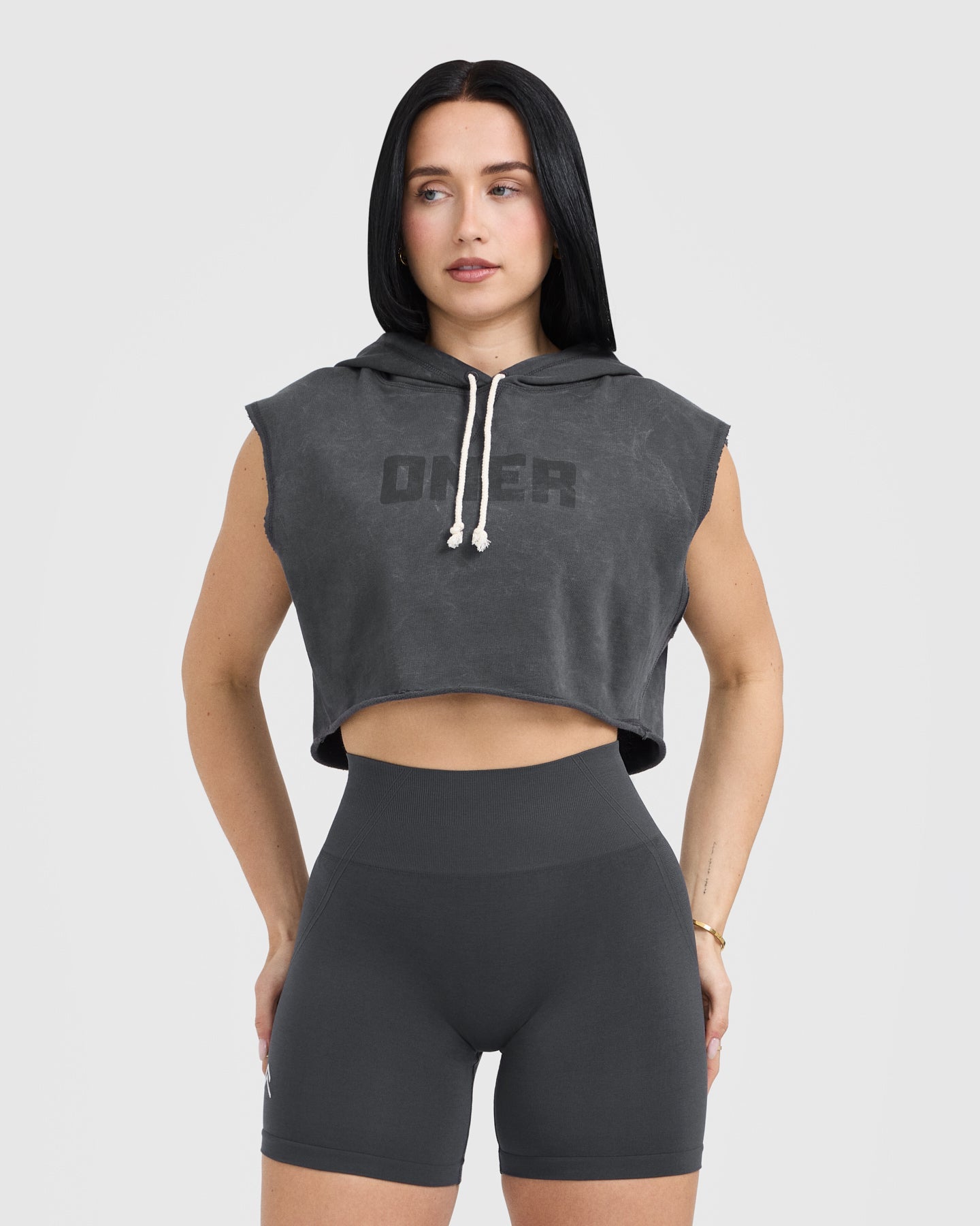 Raw Lounge Sleeveless Crop Hoodie for Women - Soft Comfortable Summer Hooded Top | Perfect for Yoga, Gym, and Casual Streetwear